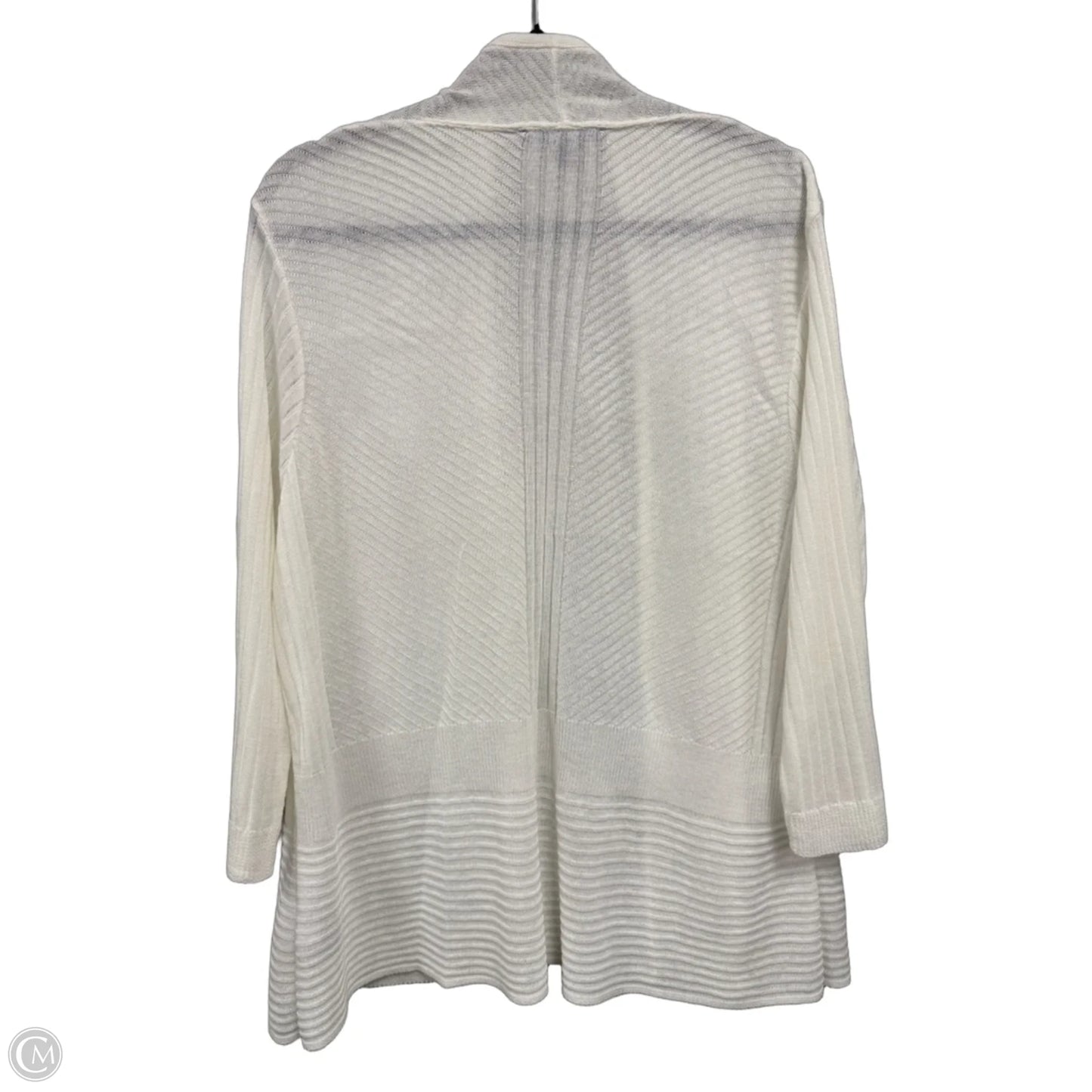 Cardigan By Apt 9 In Cream, Size: Xl