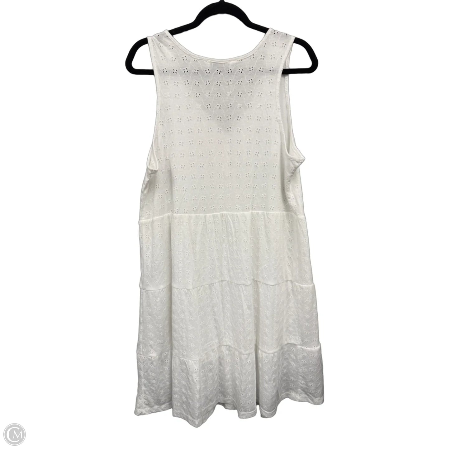 Dress Casual Midi By Sonoma In White, Size: L