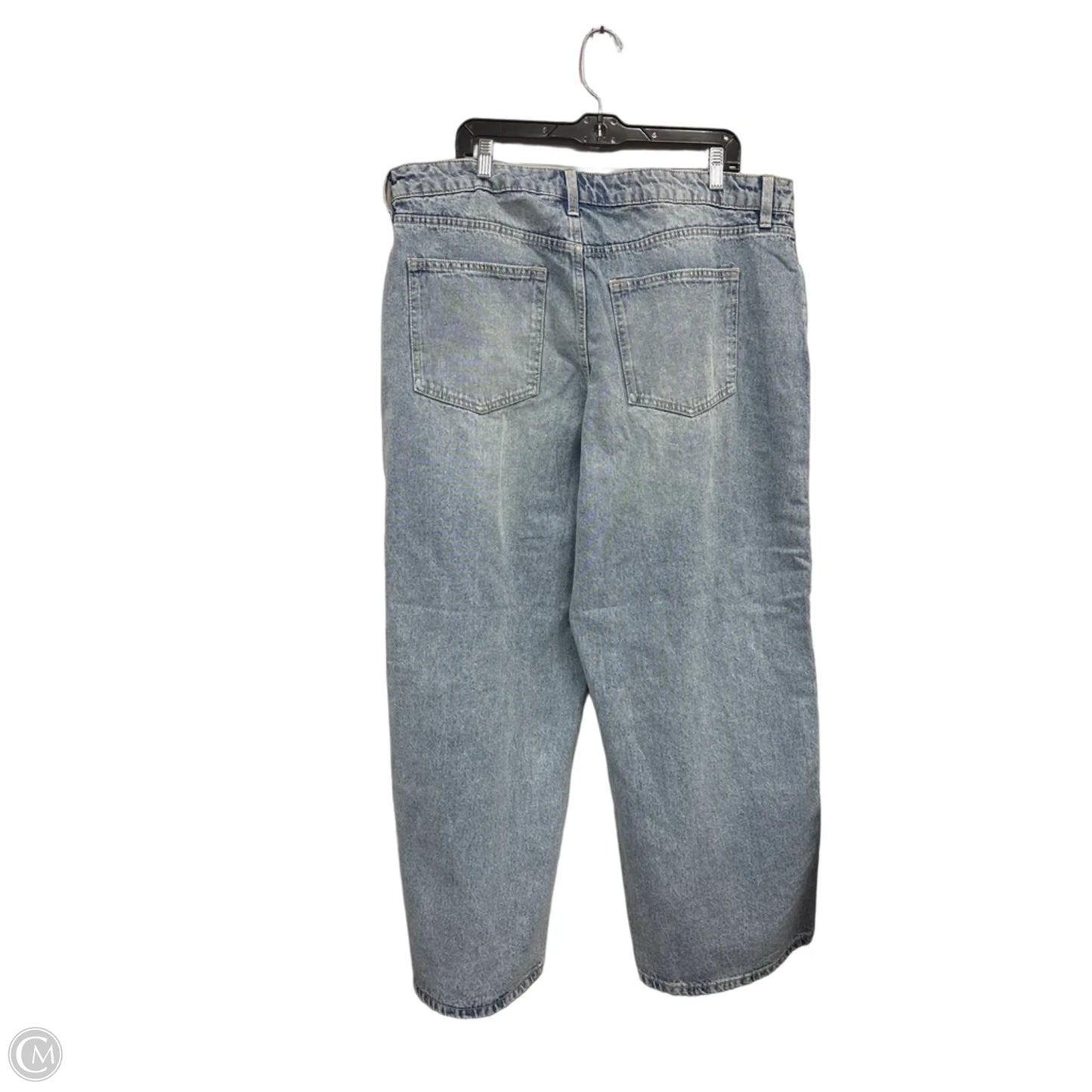 Jeans Wide Leg By No Boundaries In Blue Denim, Size: 18