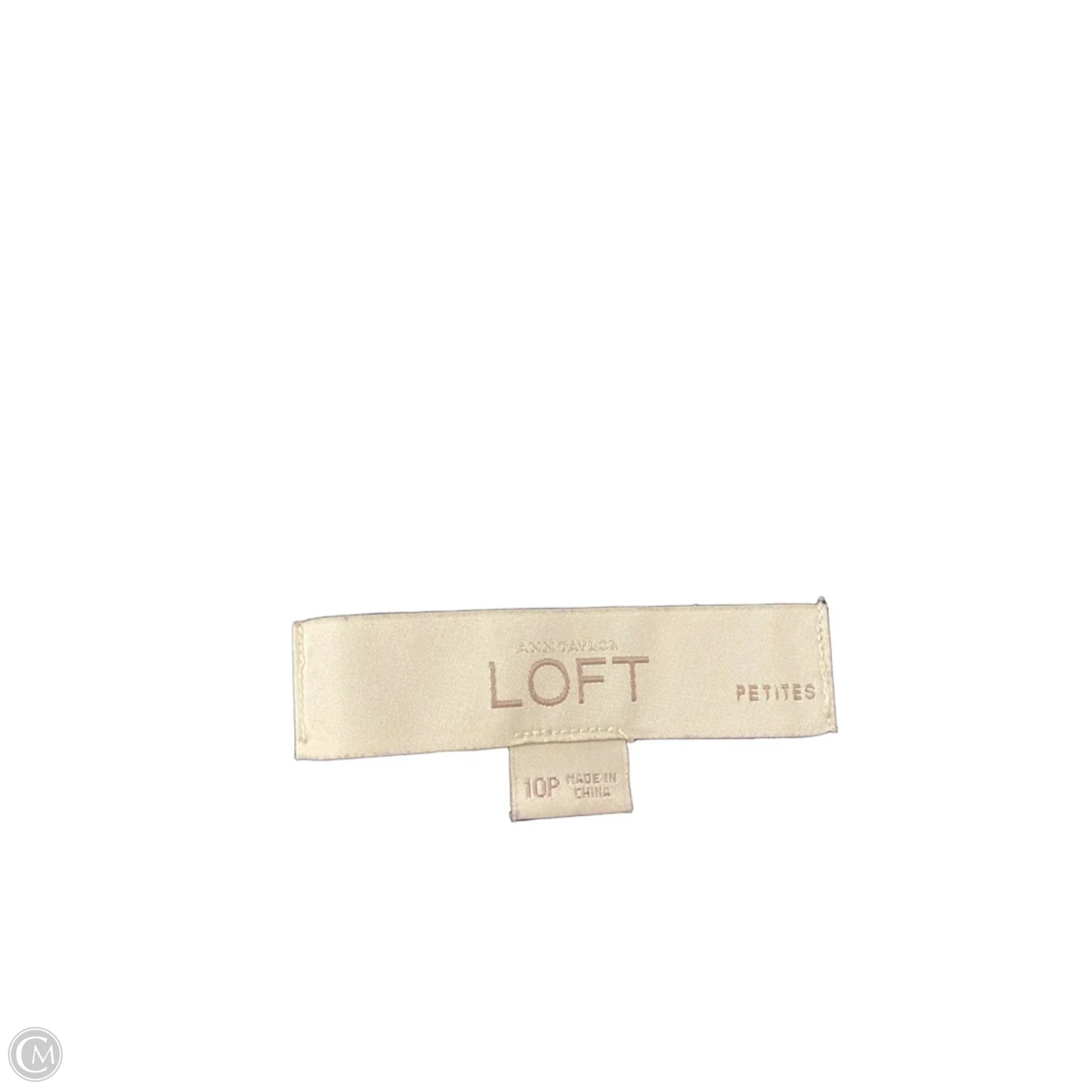 Skirt Mini & Short By Loft In Black & Cream, Size: 10p