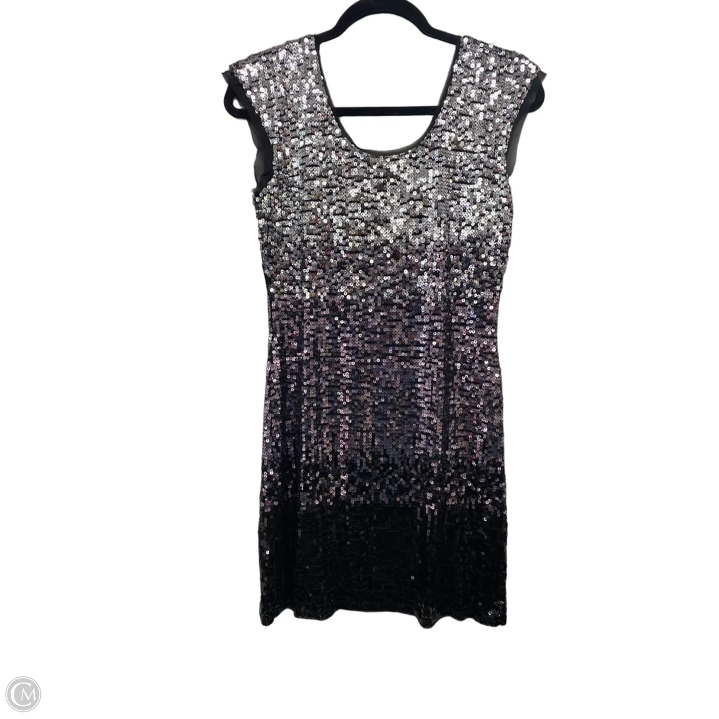 Dress Party Short By White House Black Market In Black & Silver, Size: S