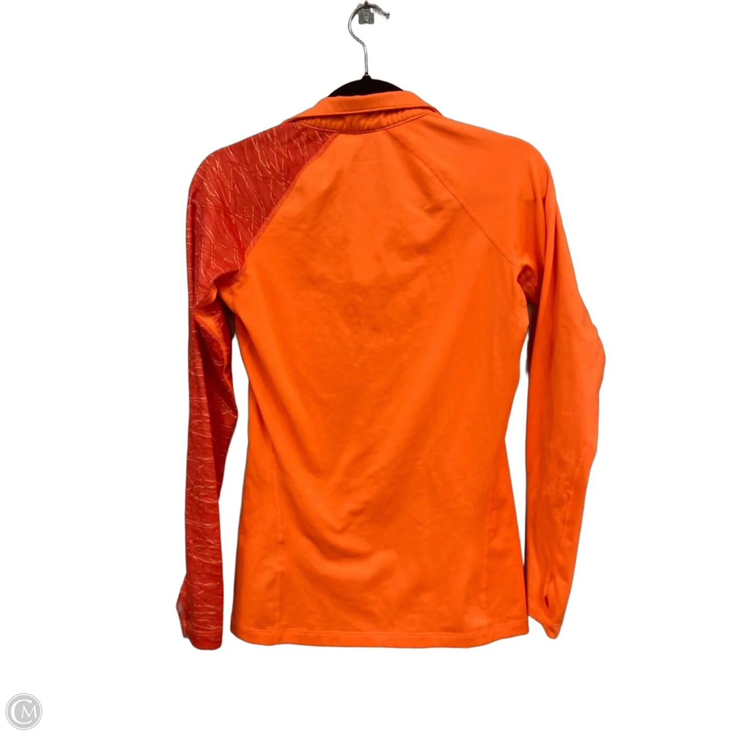Athletic Jacket By Nike Apparel In Orange, Size: M