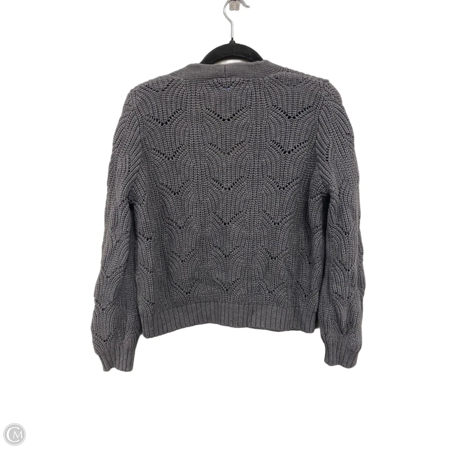 Sweater Cardigan By Old Navy In Grey, Size: S