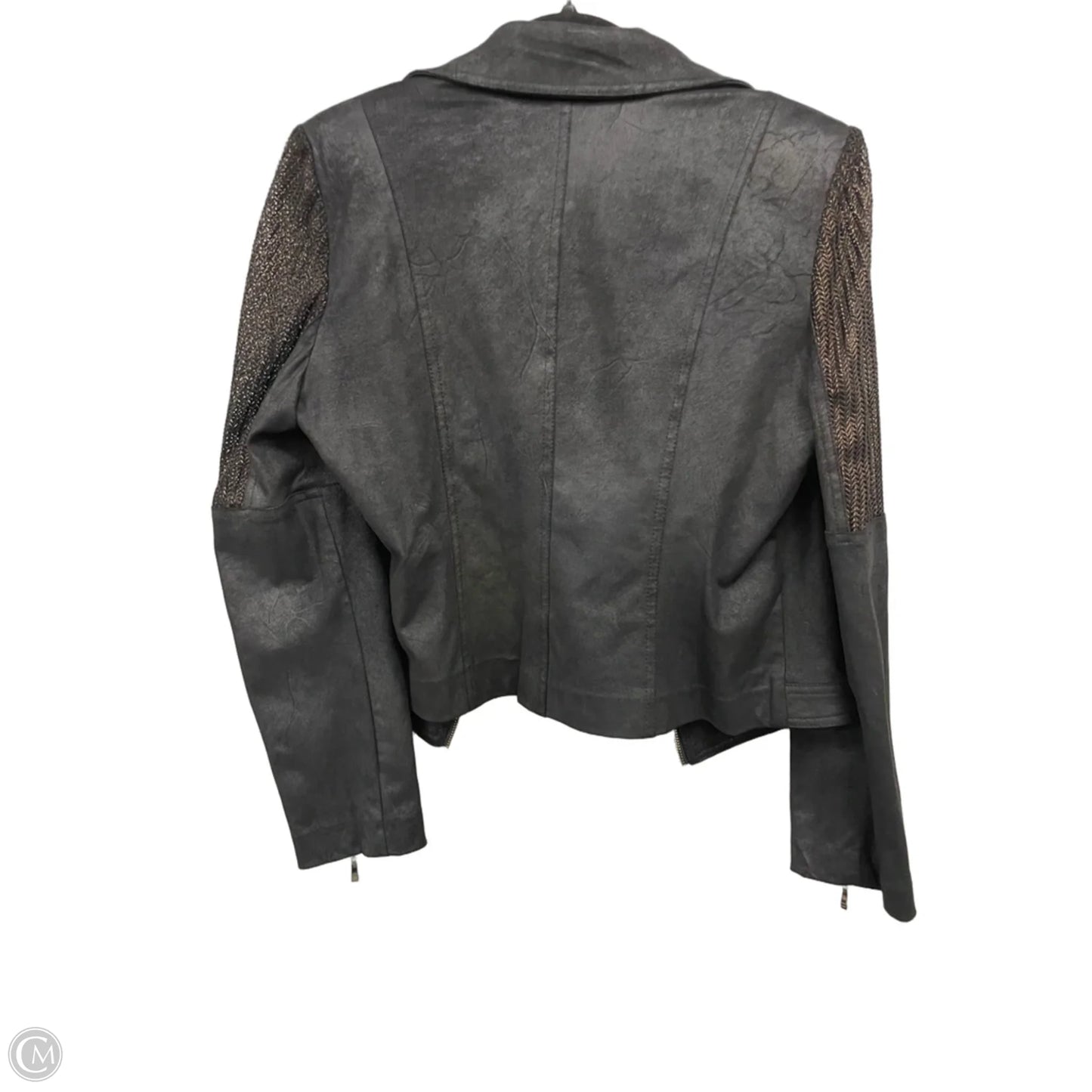Jacket Other By Clothes Mentor In Black & Gold, Size: 10