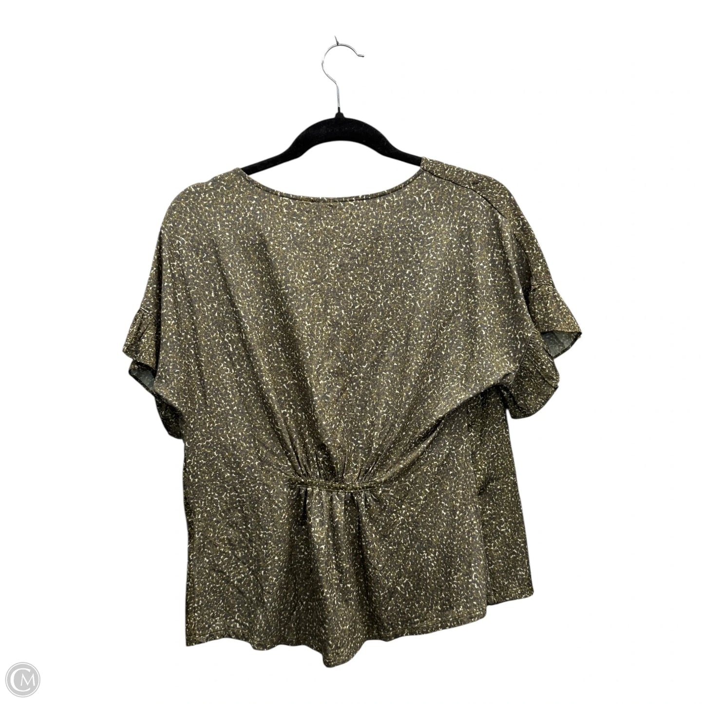 Blouse Short Sleeve By Dolan Left Coast In Green, Size: S