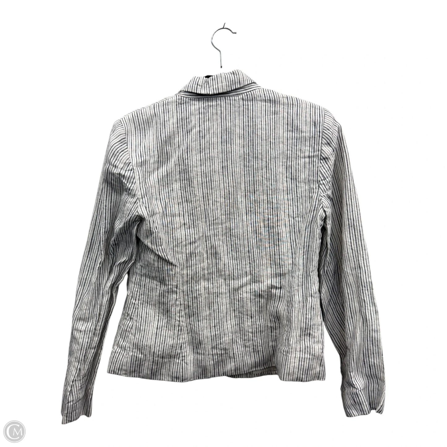 Blazer By Anthropologie In Striped Pattern, Size: 6