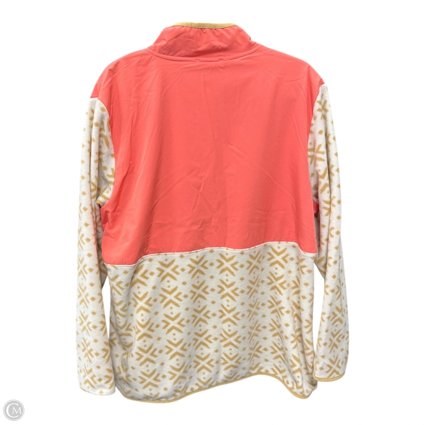 Jacket Fleece By Clothes Mentor In Geometric Pattern, Size: Xxl