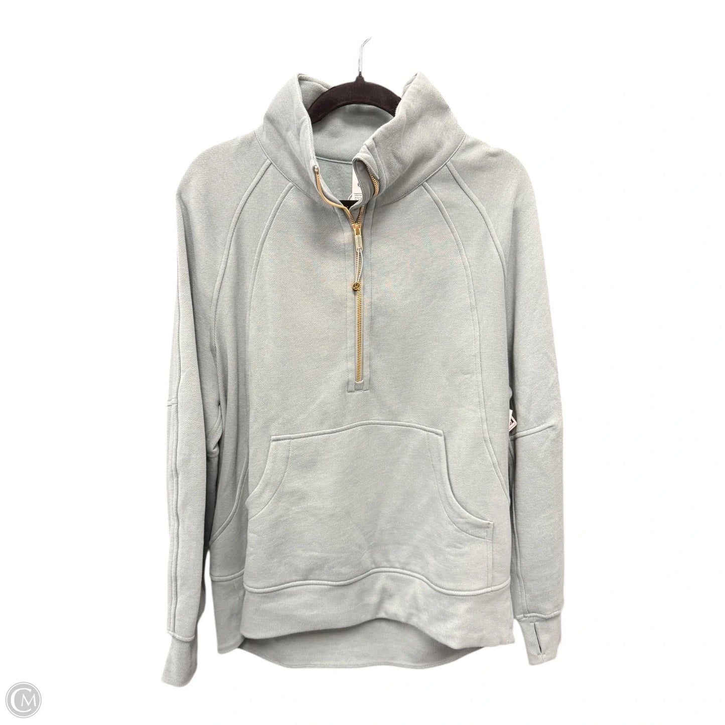 Sweatshirt Collar By Lululemon In Green, Size: M