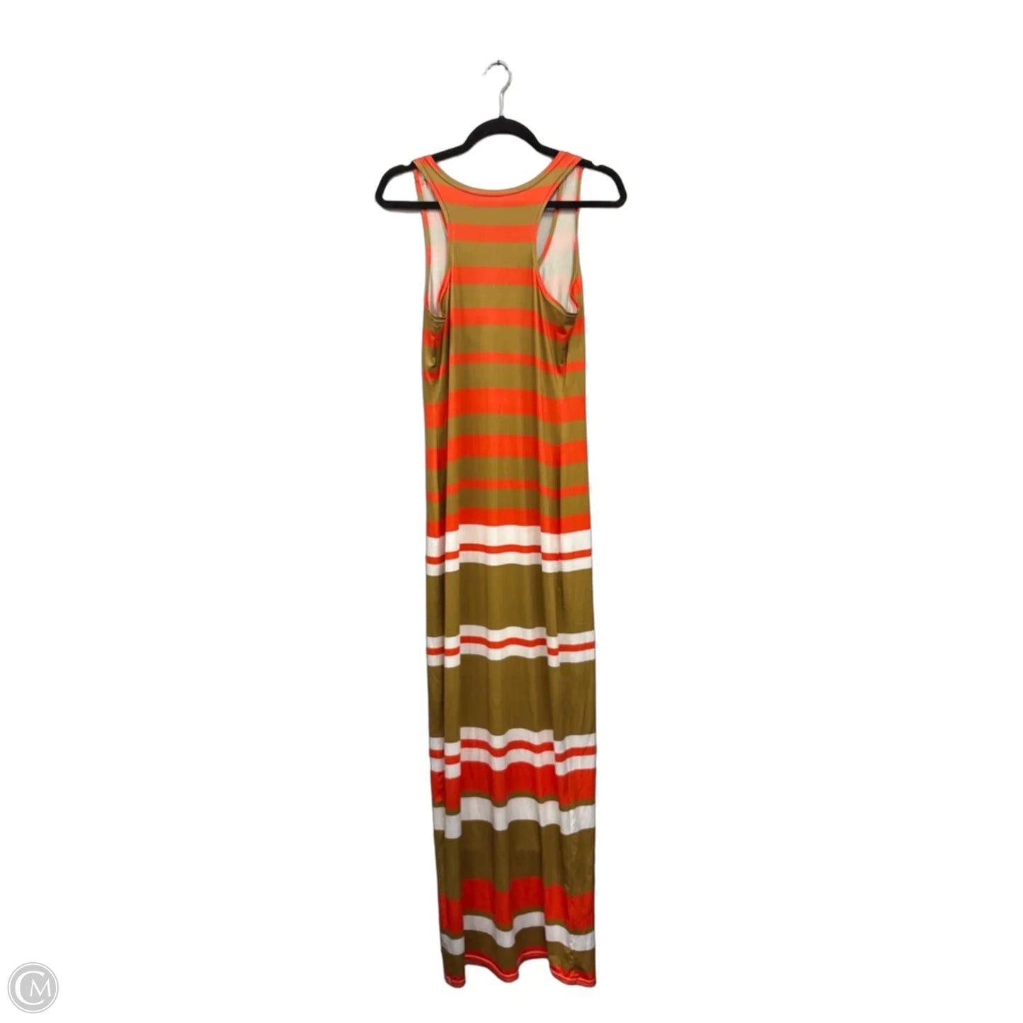 Dress Casual Maxi By Cme In Gold & Orange, Size: Xl