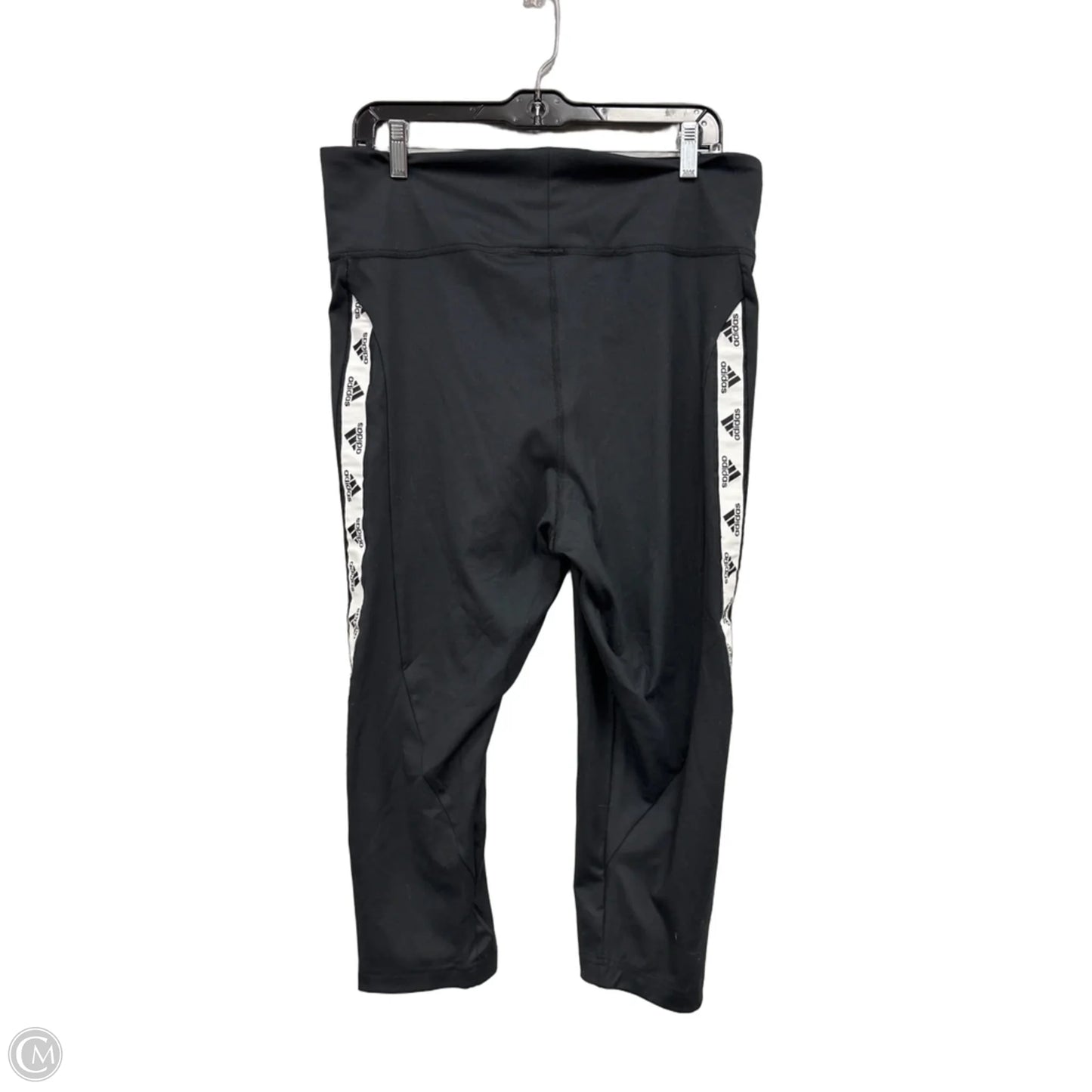 Athletic Capris By Adidas In Black, Size: Xl