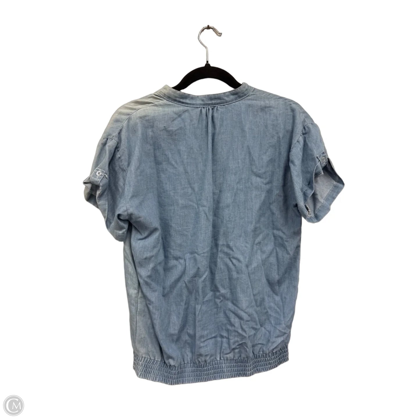 Top Short Sleeve By Clothes Mentor In Blue, Size: M
