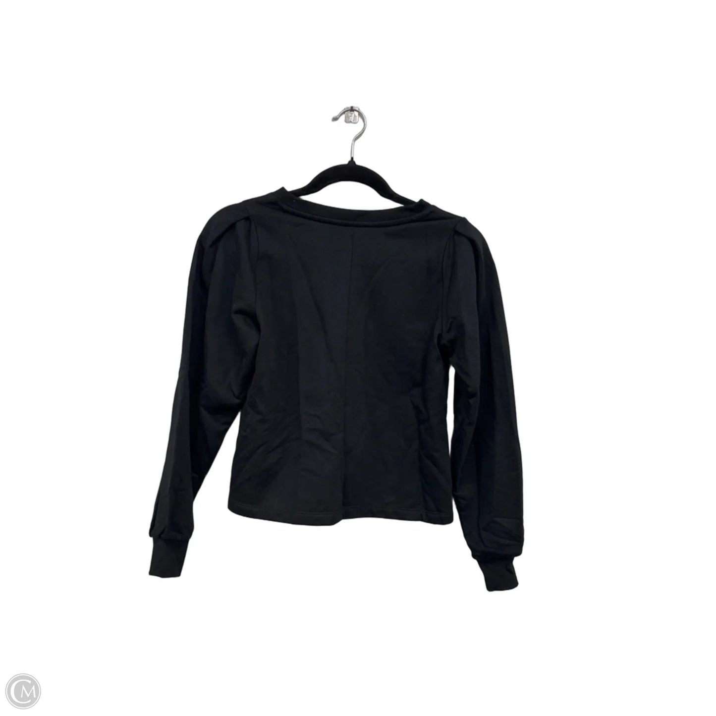 Sweatshirt Crewneck By Banana Republic In Black, Size: Xxs