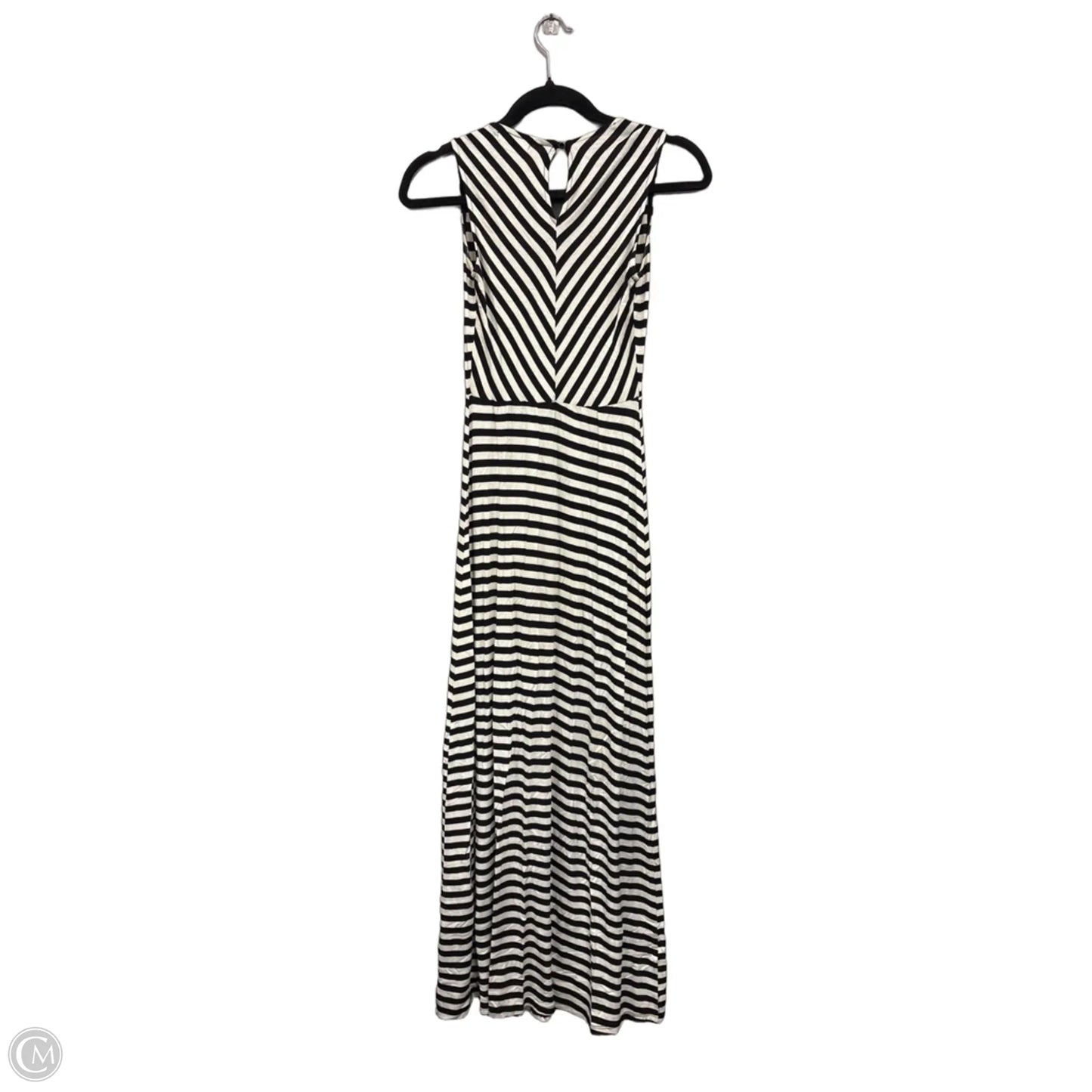 Dress Casual Maxi By Monteau In Black & White, Size: S