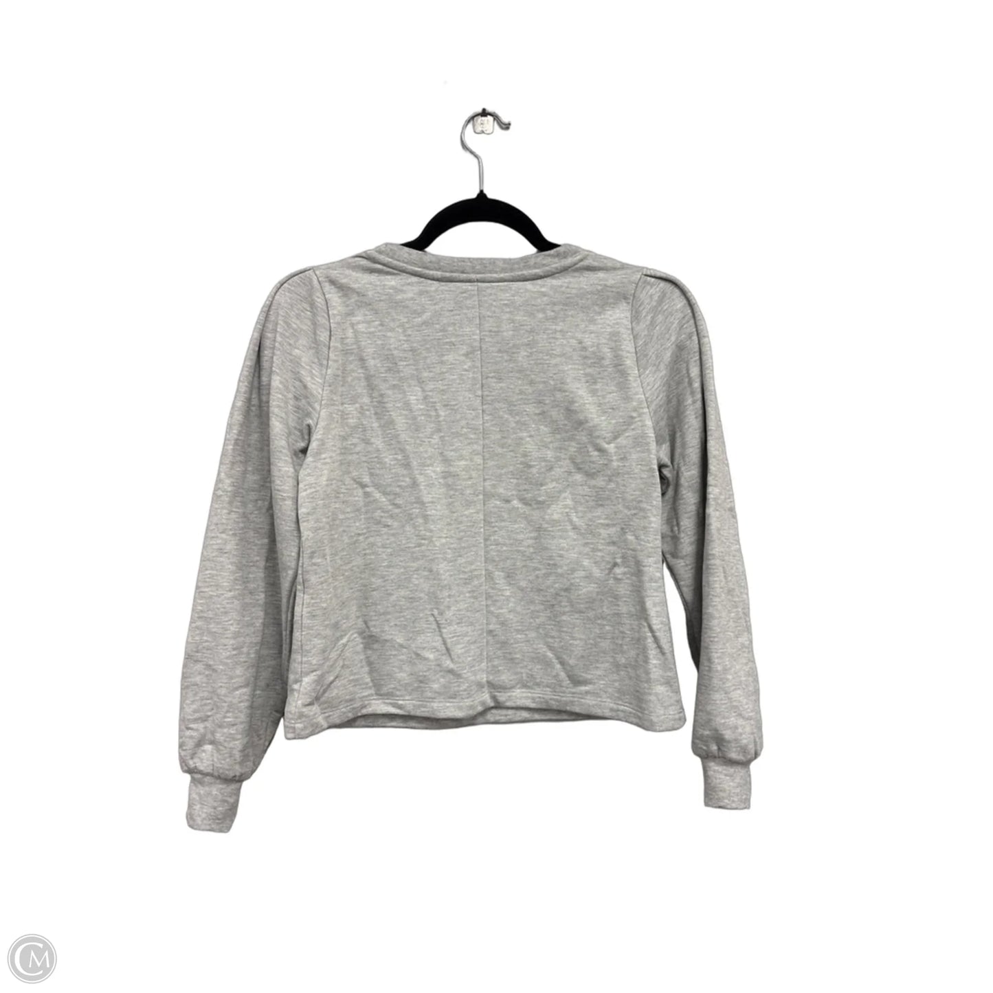 Sweatshirt Crewneck By Banana Republic In Grey, Size: Xxs