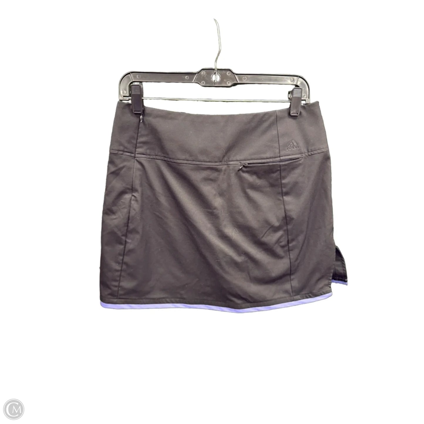 Athletic Skort By Adidas In Black, Size: 4