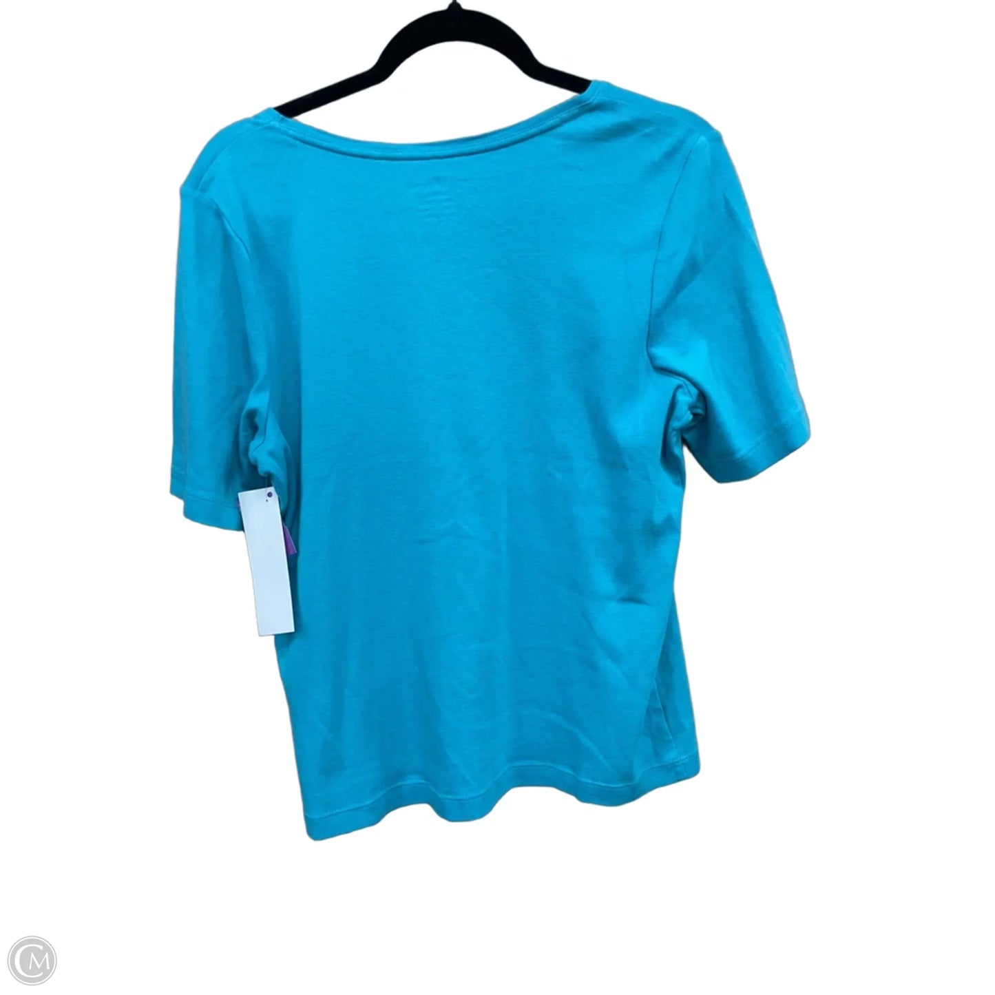 Top Short Sleeve By Chicos In Blue, Size: L