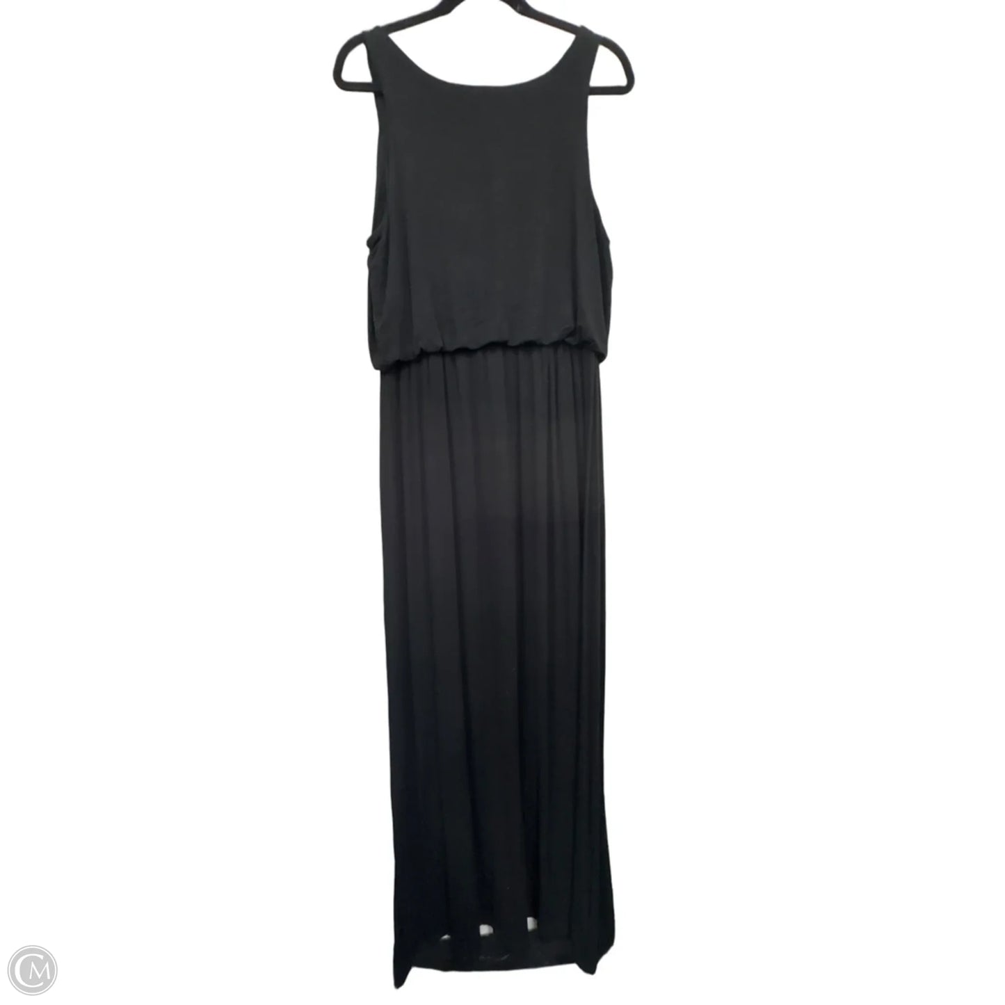 Dress Casual Maxi By Loft In Black, Size: L