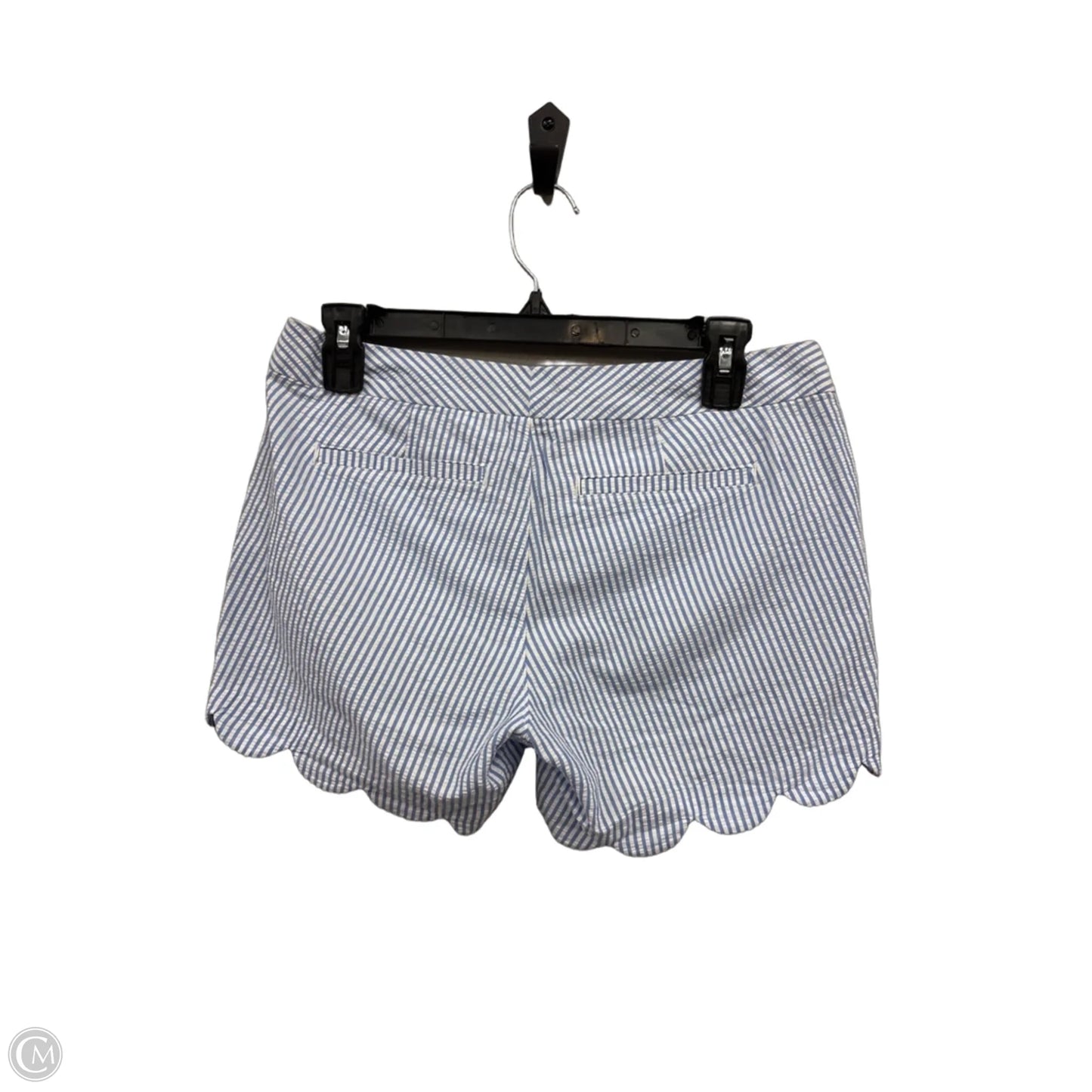 Shorts Designer By Lilly Pulitzer In Blue & White, Size: 0