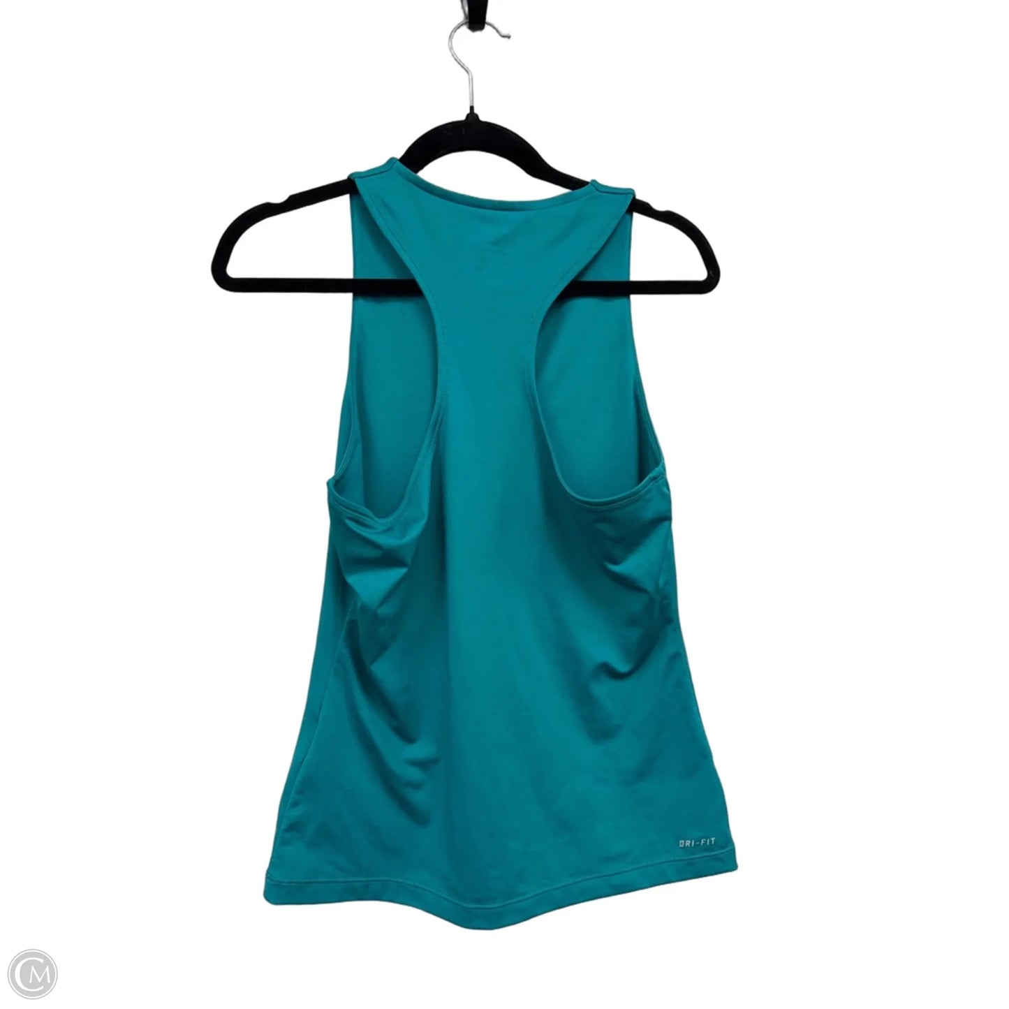 Athletic Tank Top By Nike Apparel In Teal, Size: M