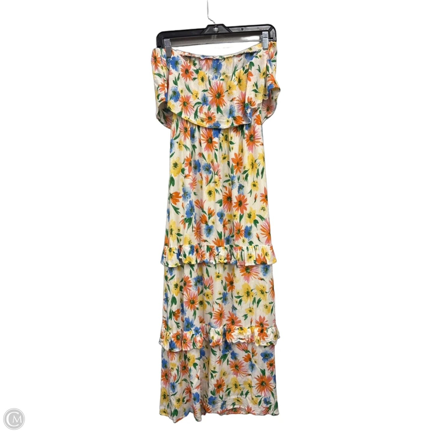 Dress Casual Maxi By Lush In Floral Print, Size: M