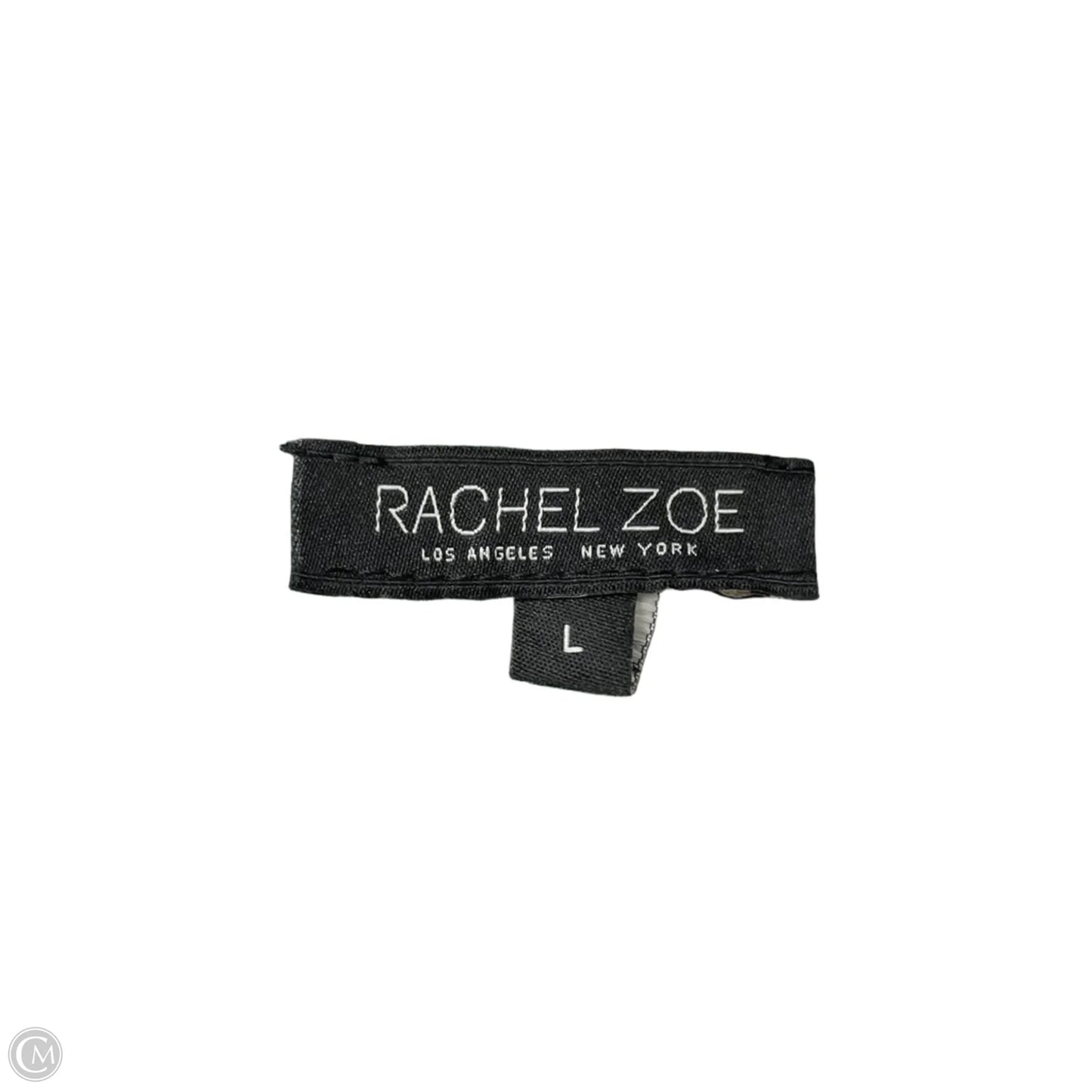 Top Short Sleeve By Rachel Zoe In Cream & Green, Size: L