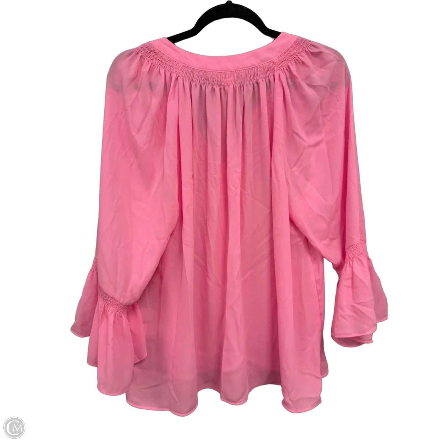 Top Long Sleeve Designer By Lilly Pulitzer In Pink, Size: Xl