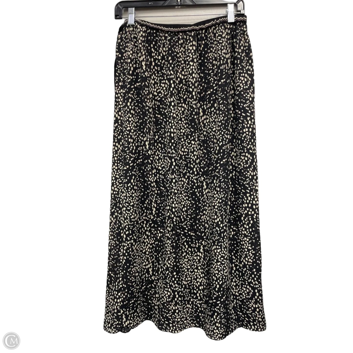 Skirt Maxi By Max Studio In Black & Cream, Size: S