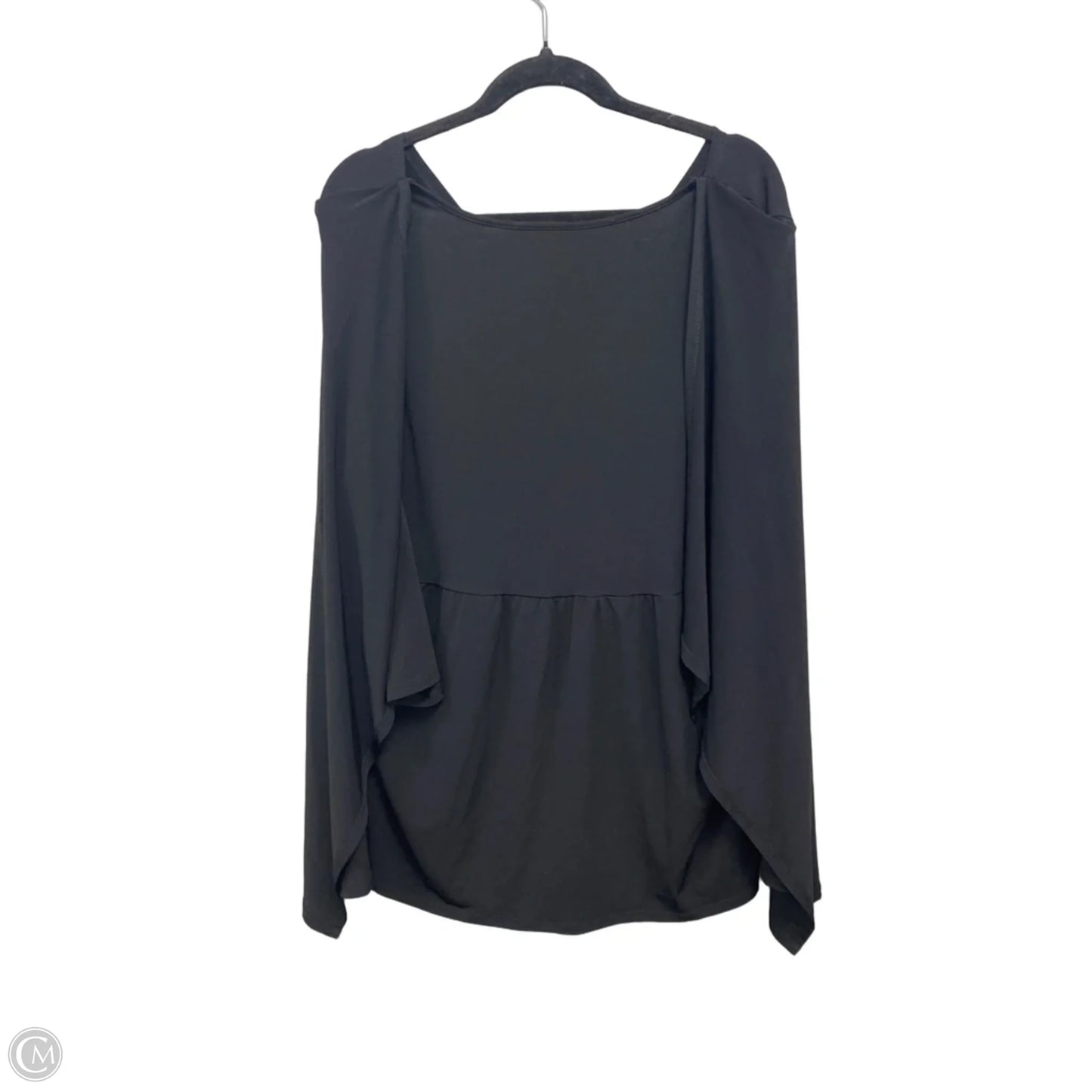 Top Long Sleeve By Style And Co Collection Women In Black & Gold, Size: 1x