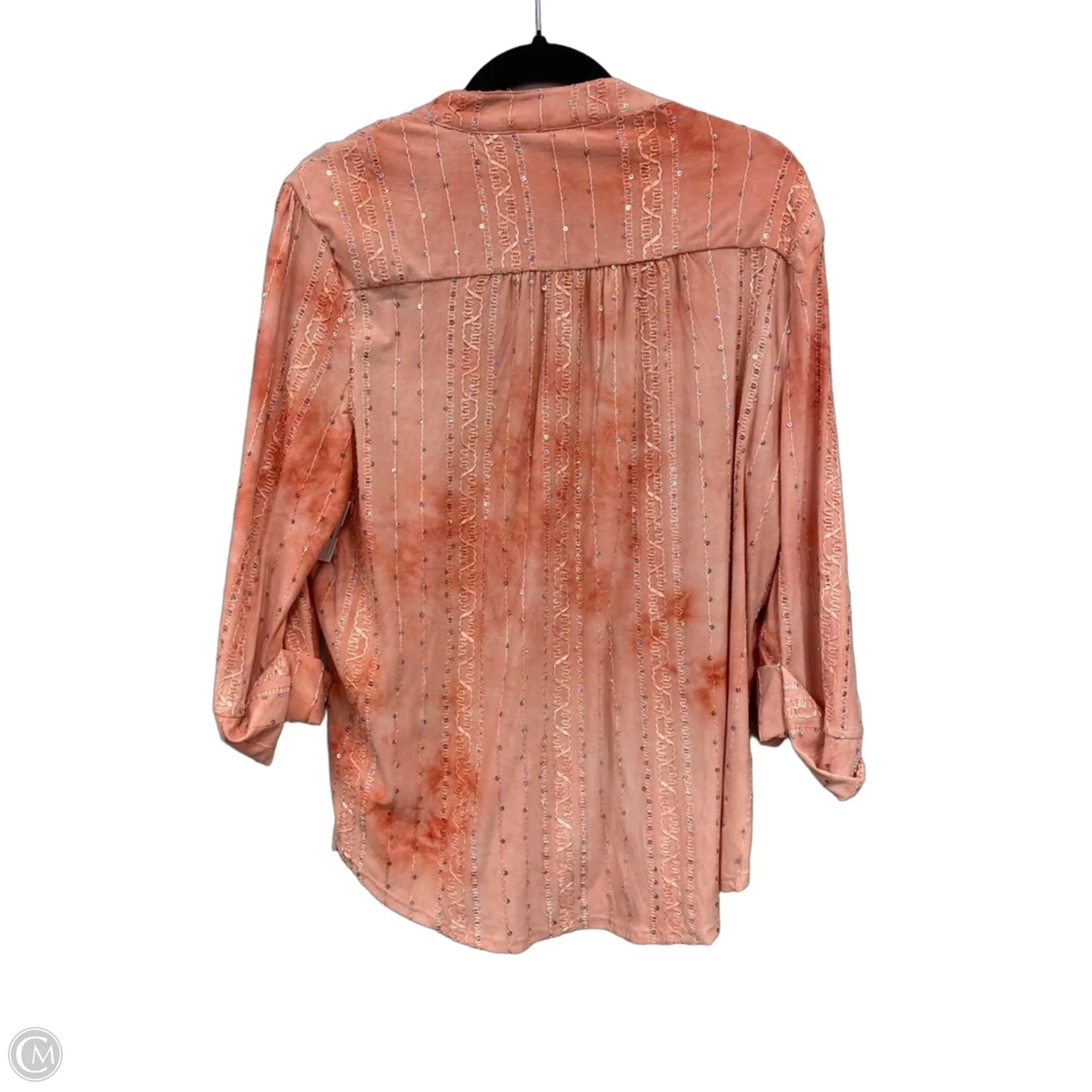 Top Long Sleeve By New Directions In Pink, Size: Xl