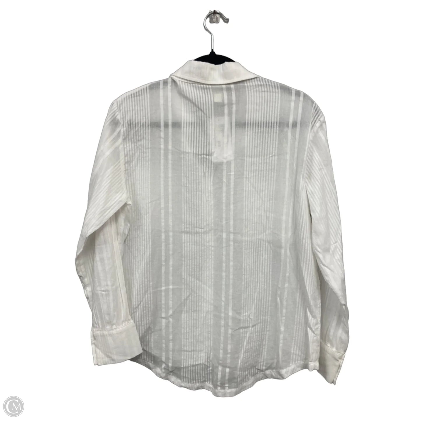 Top Long Sleeve By Clothes Mentor In White, Size: Xs