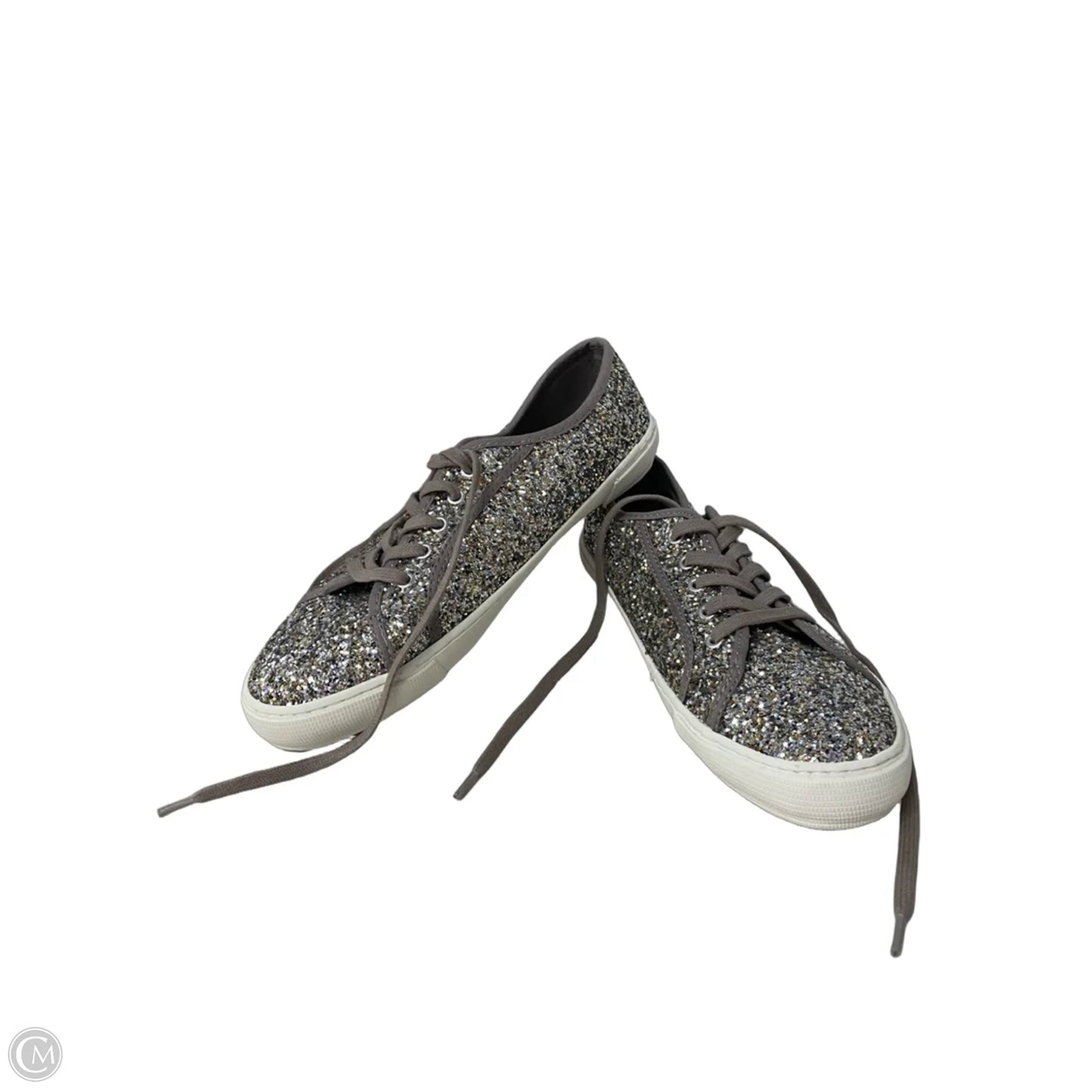 Shoes Sneakers By Old Navy In Gold & Silver, Size: 10