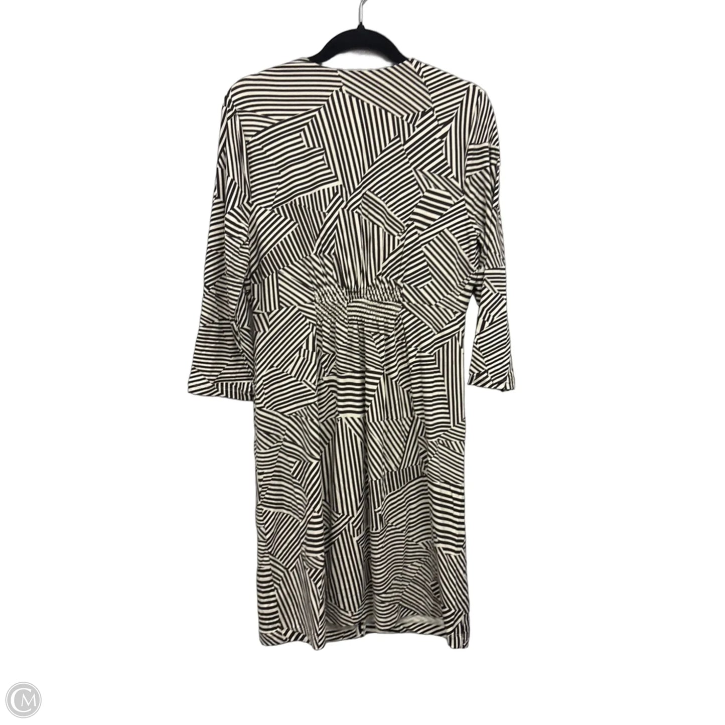 Dress Casual Midi By Cabi In Brown & Cream, Size: M