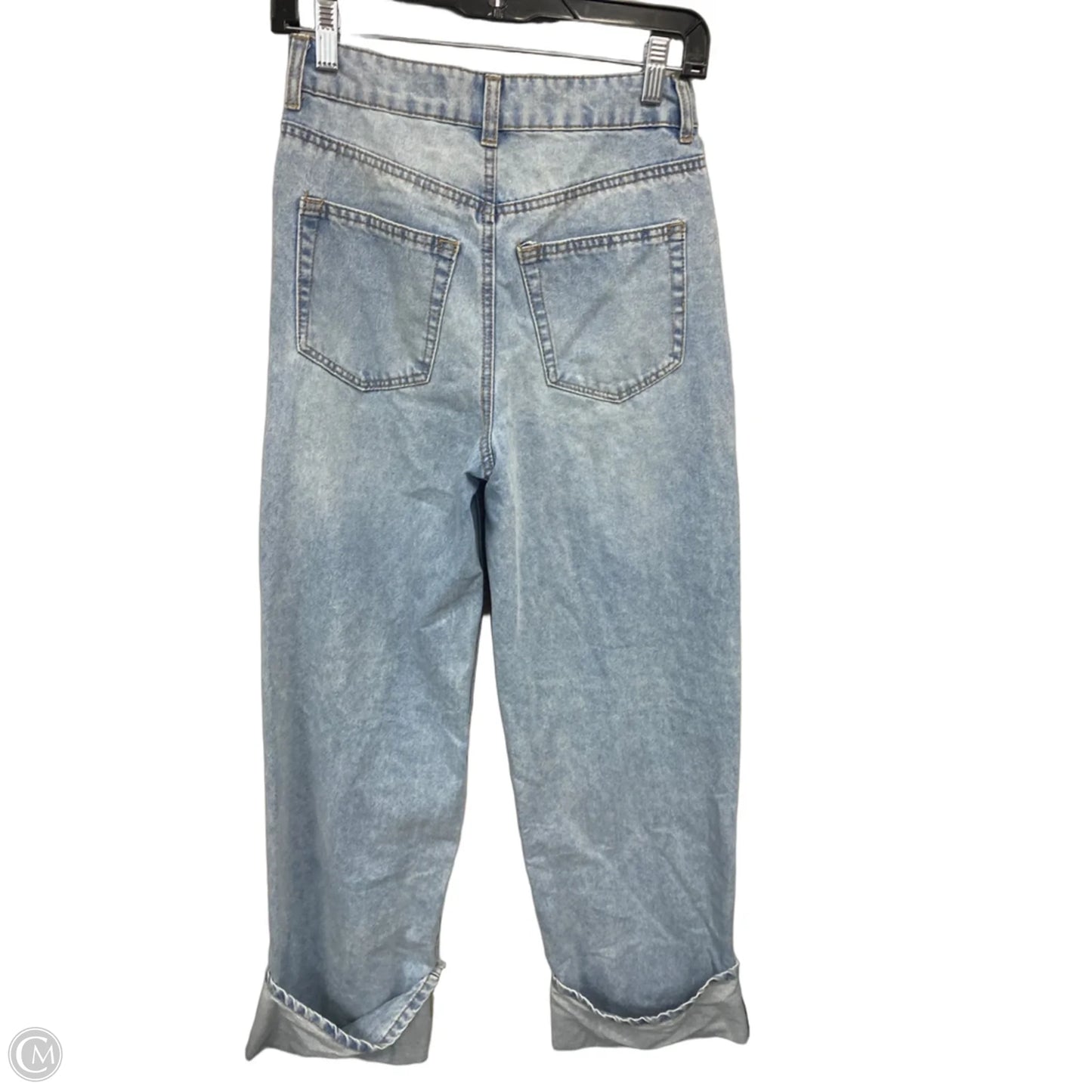 Jeans Wide Leg By Tinseltown In Blue Denim, Size: Xs
