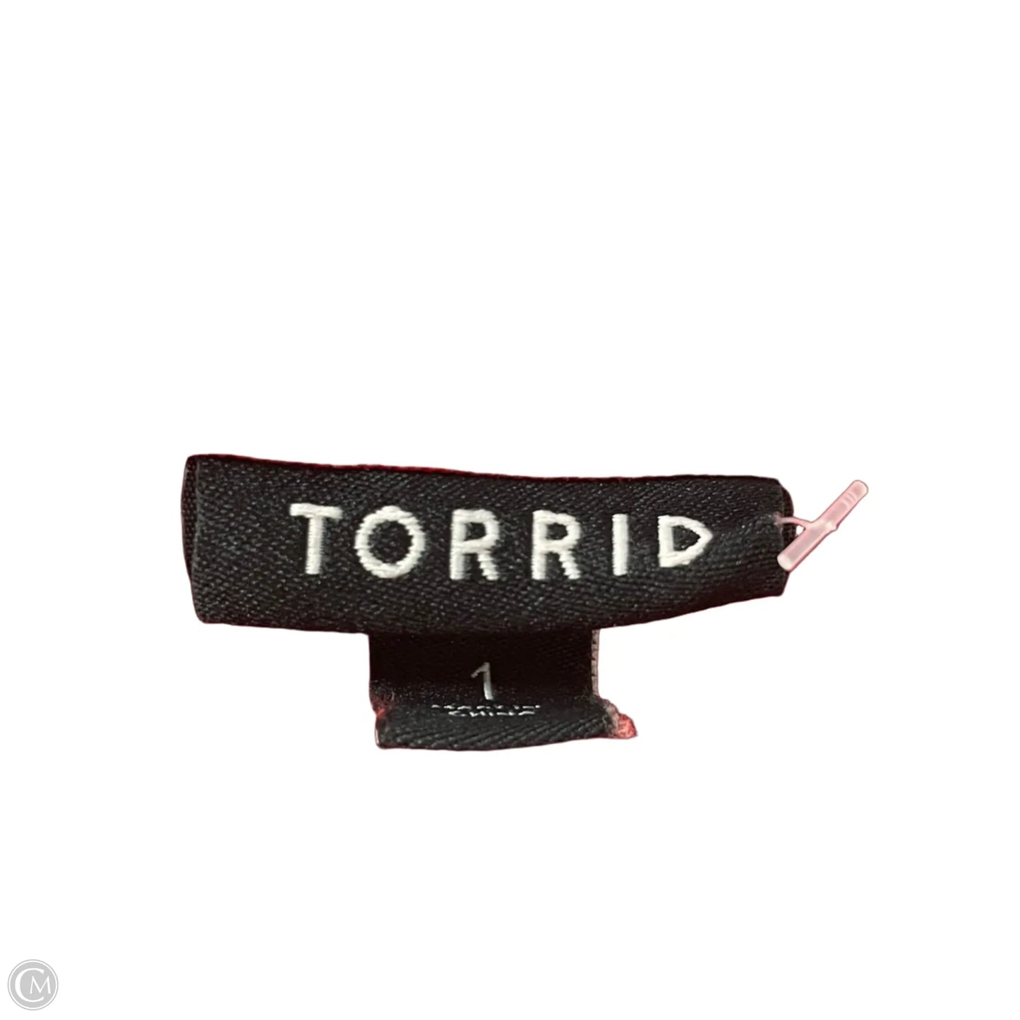 Top Short Sleeve By Torrid In Red, Size: 14