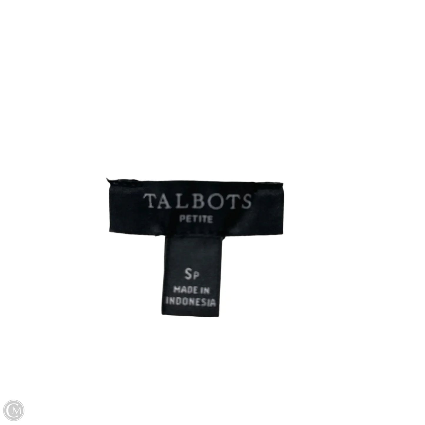 Top 3/4 Sleeve By Talbots In White, Size: S