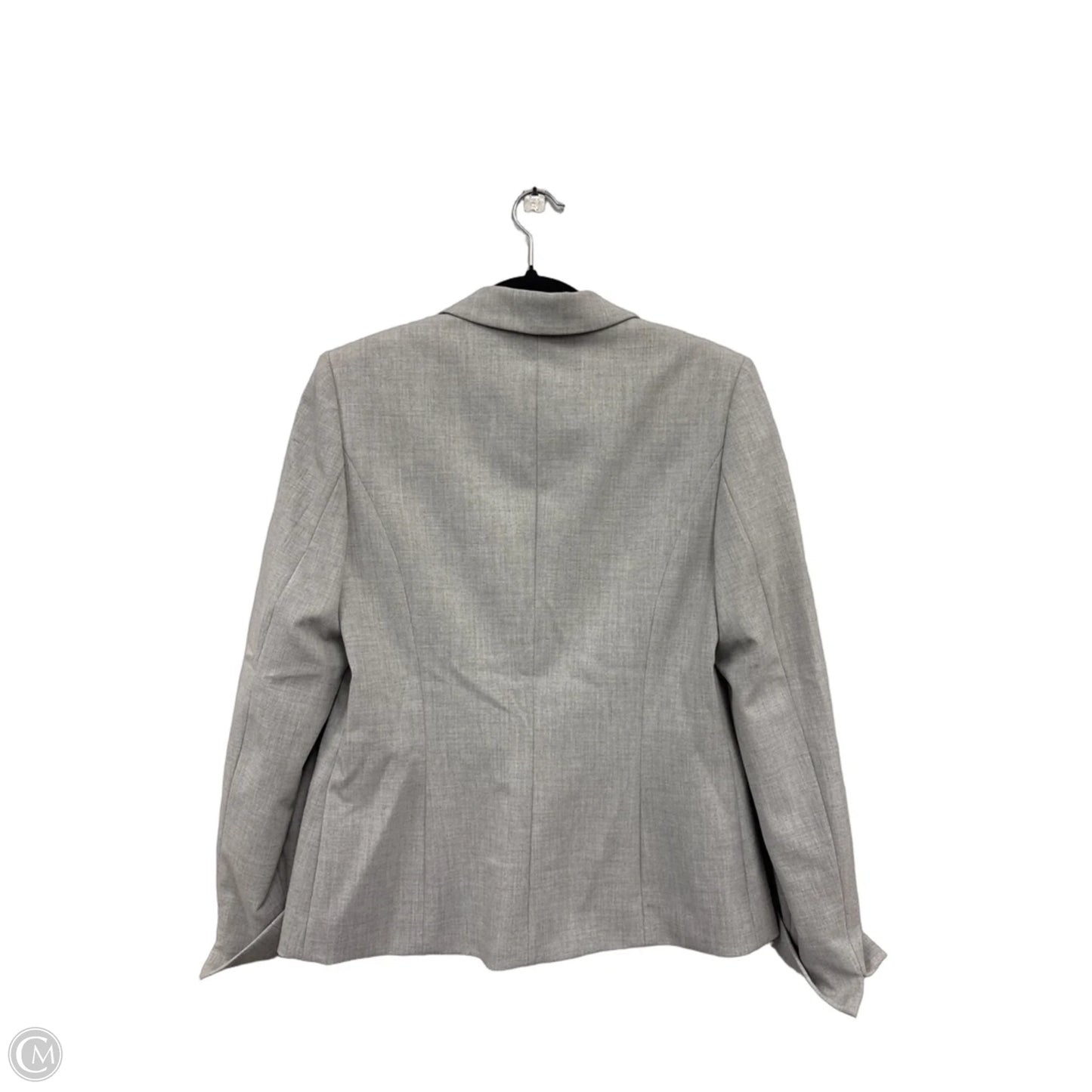 Blazer By Calvin Klein In Grey, Size: S