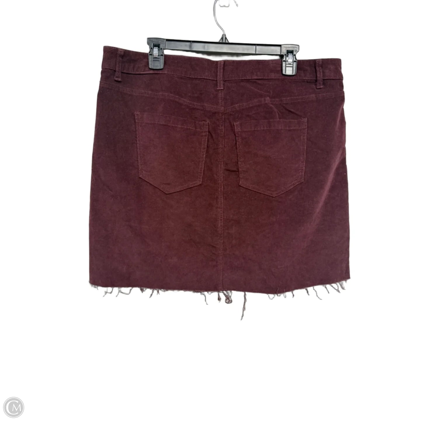 Skirt Mini & Short By Arula In Maroon, Size: 1x