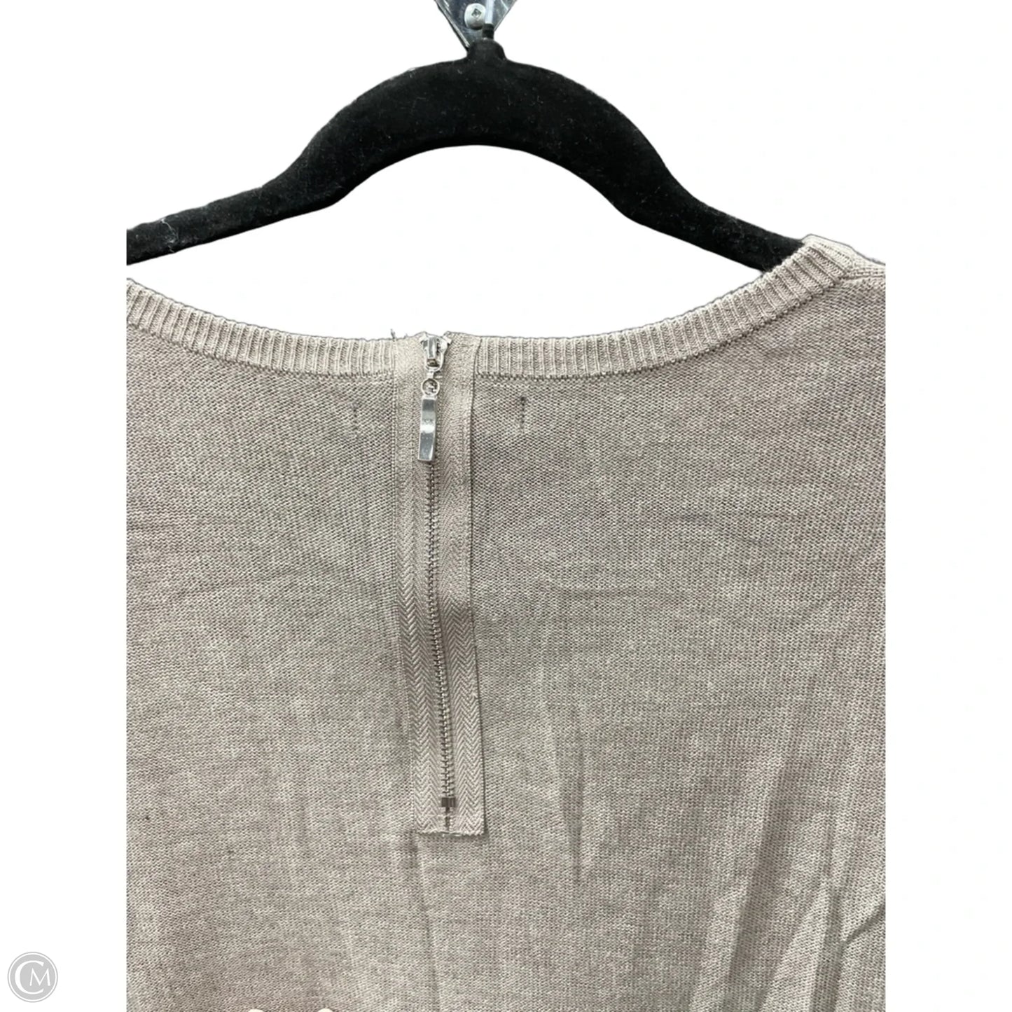 Sweater By Clothes Mentor In Beige, Size: 1x