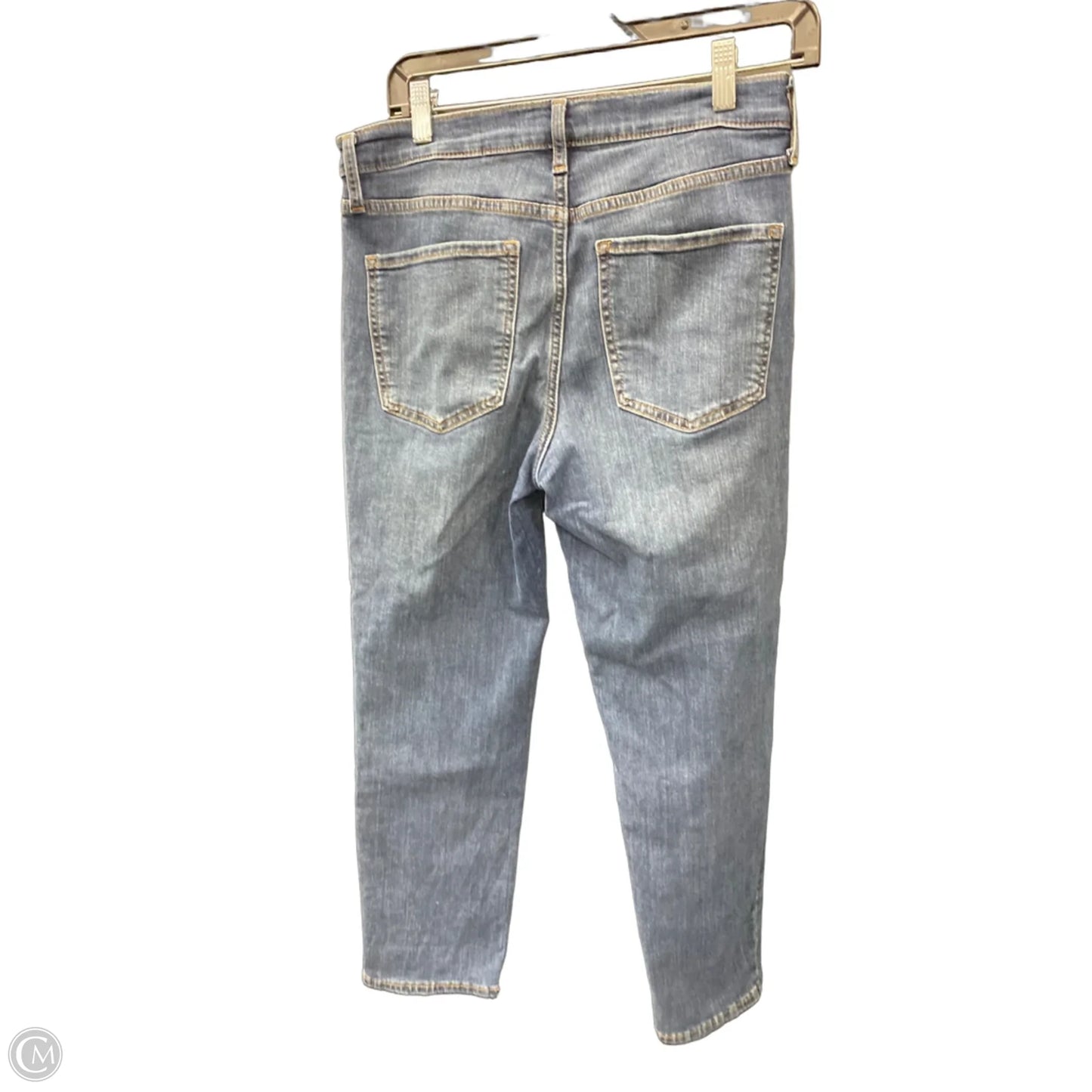 Jeans Skinny By Banana Republic In Blue Denim, Size: 8