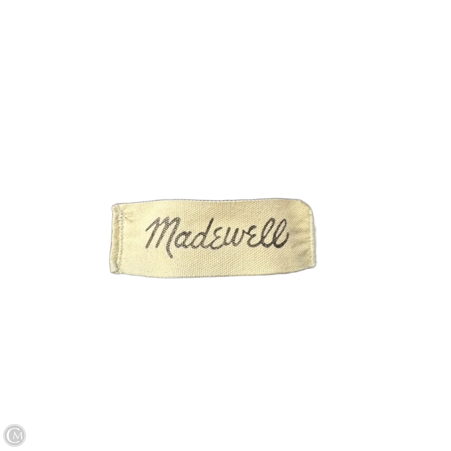 Jeans Straight By Madewell In Blue Denim, Size: 0