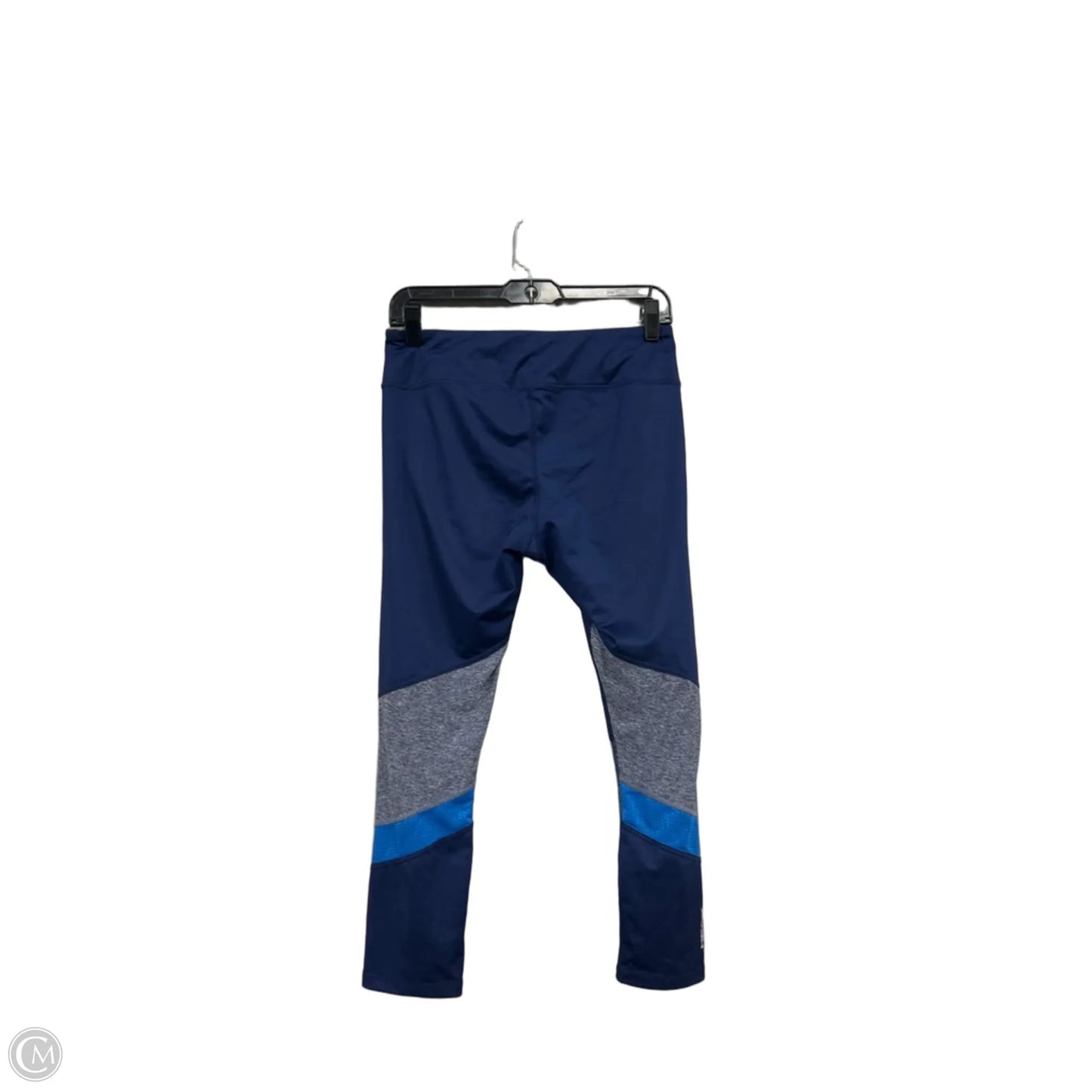 Athletic Leggings Capris By Head In Blue & Grey, Size: M