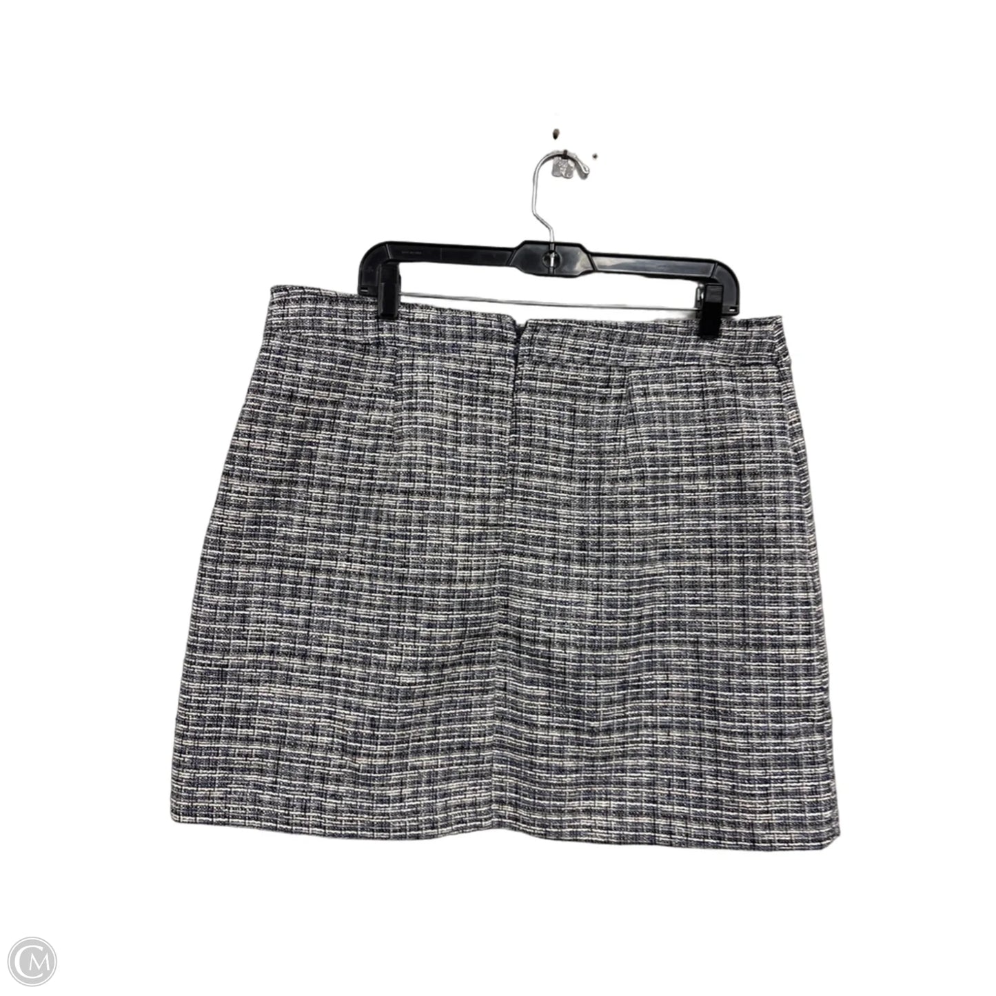 Skirt Mini & Short By Loft In Blue & White, Size: 14