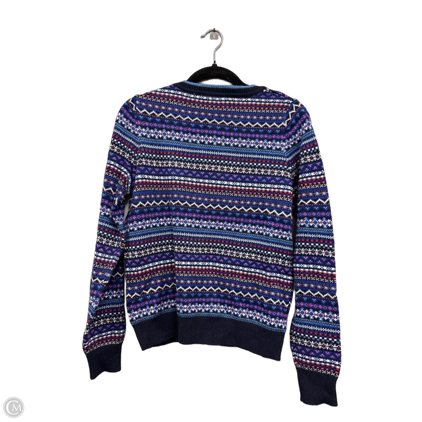 Sweater By Draper James In Blue & Pink, Size: M