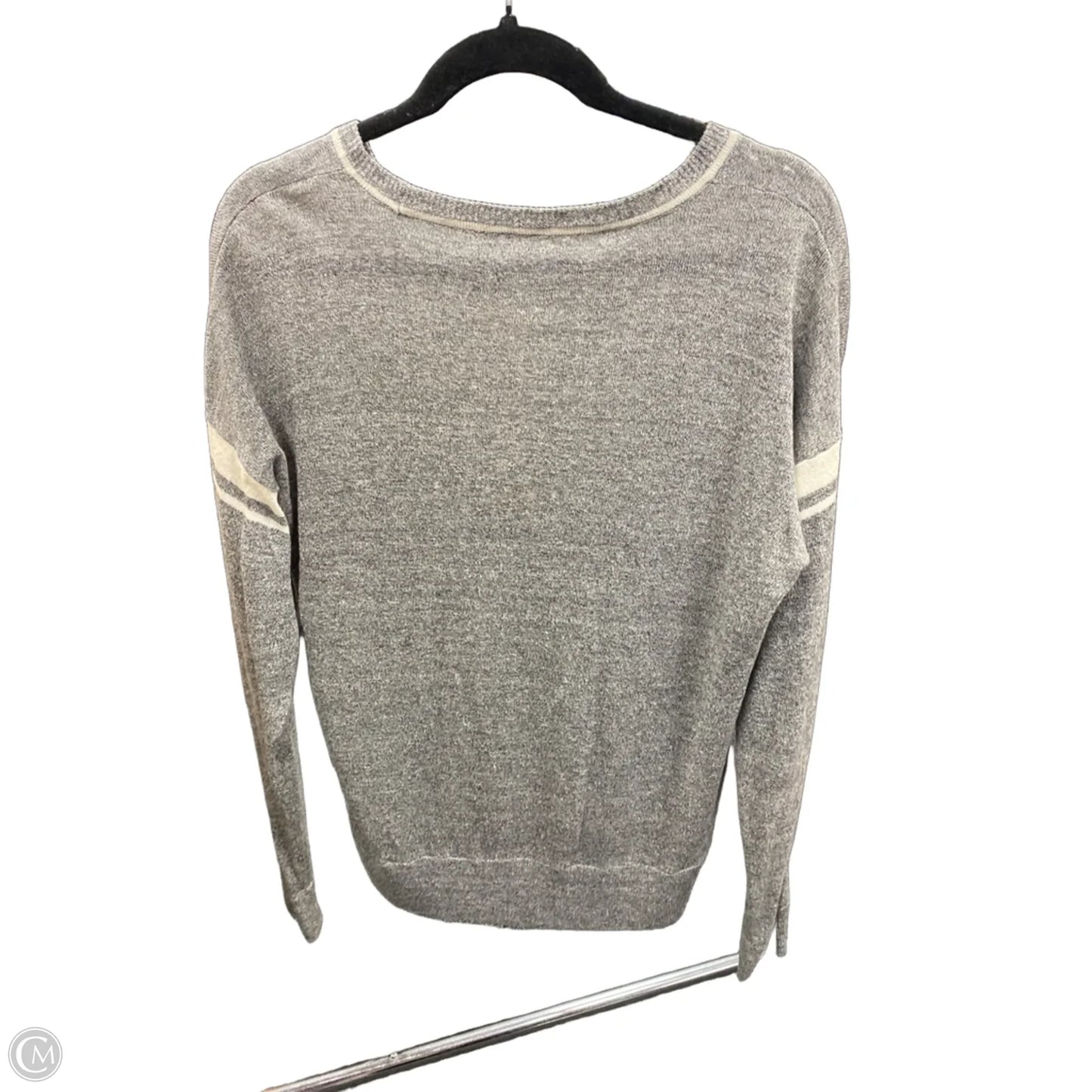 Sweater By Madewell In Grey & White, Size: M