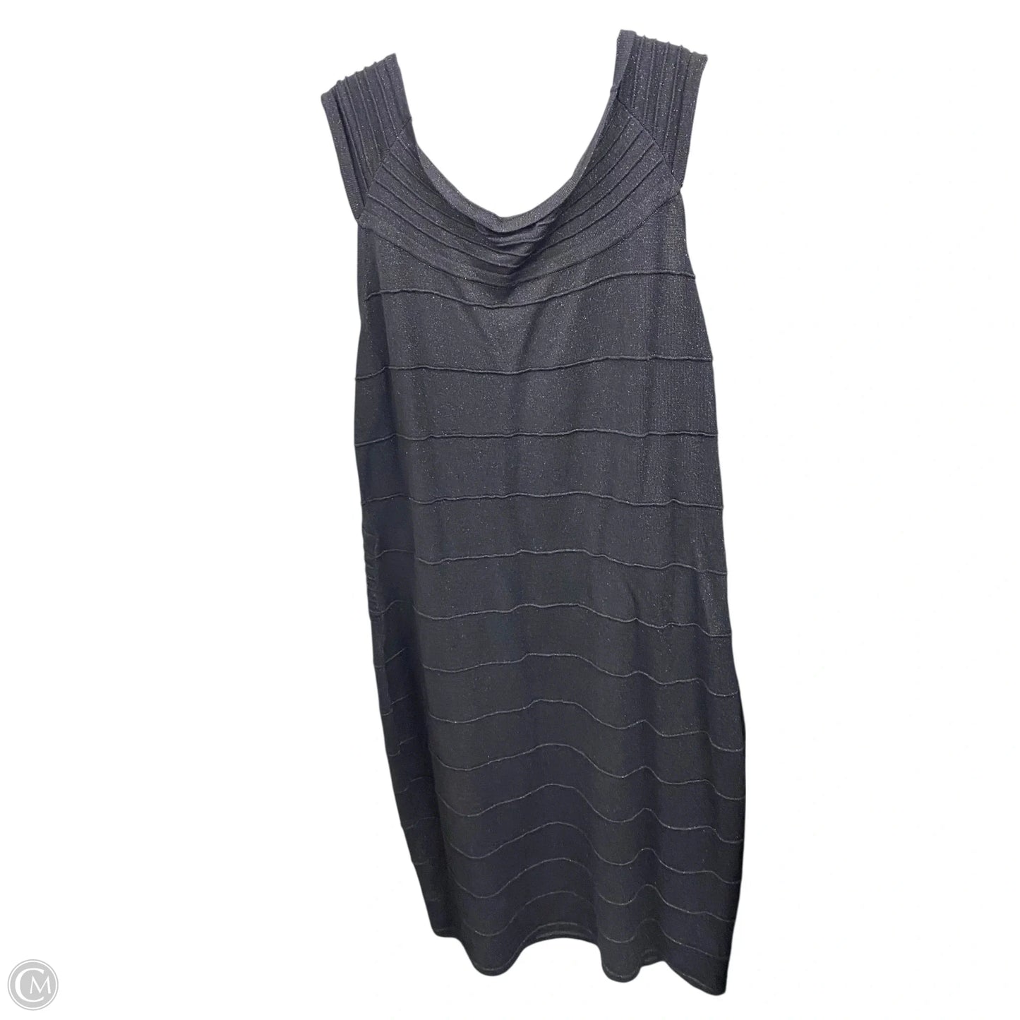 Dress Casual Midi By Boutique + In Black, Size: 1x