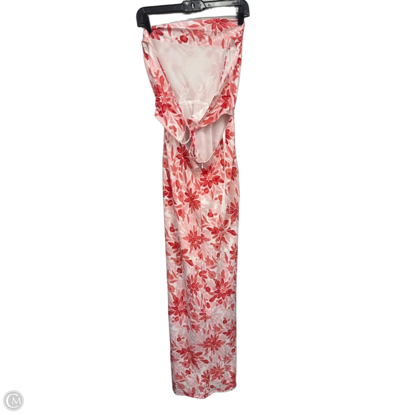 Dress Casual Maxi By Clothes Mentor In Red & White, Size: L