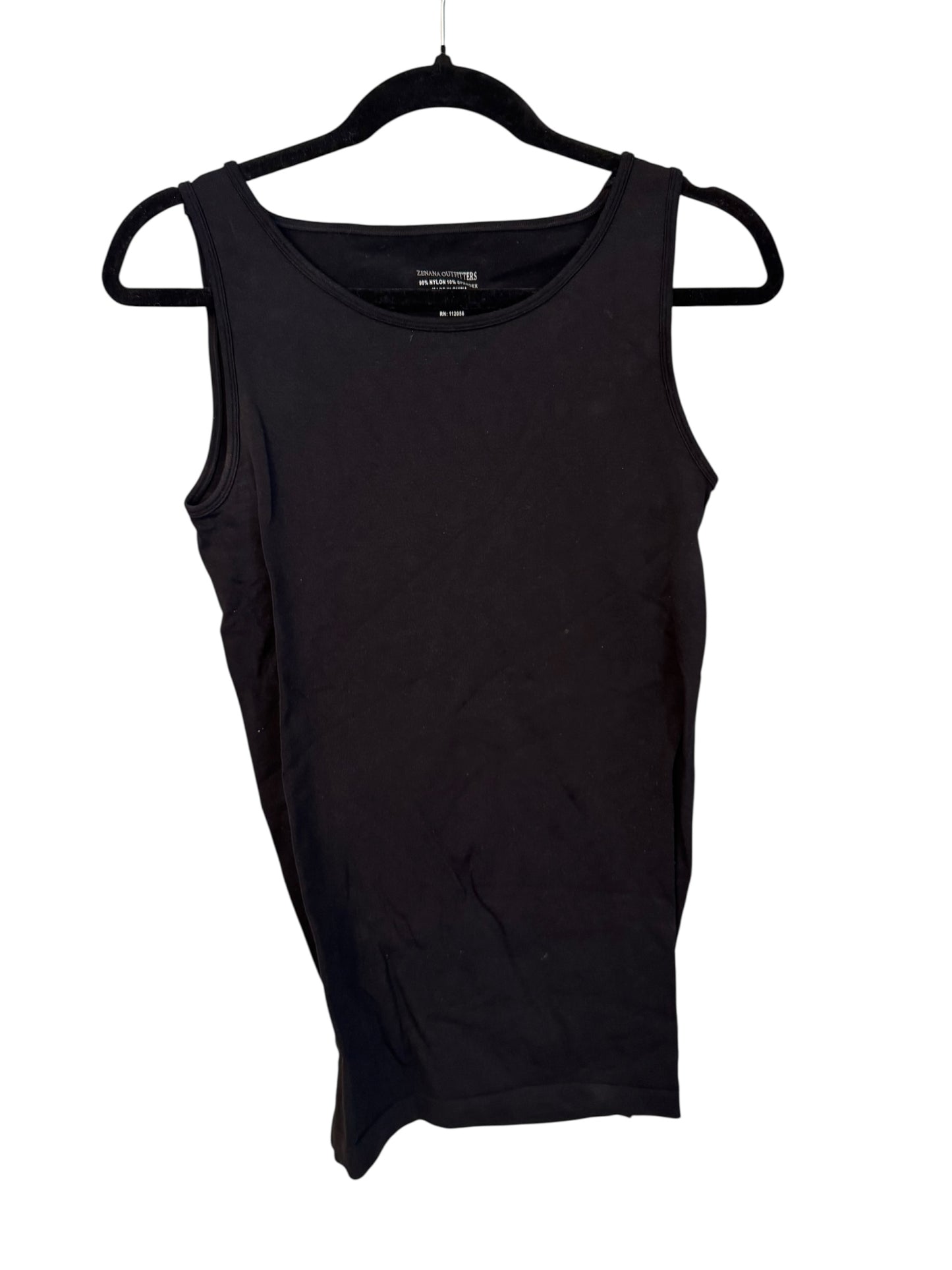 Top Sleeveless By Zenana Outfitters In Black, Size: L