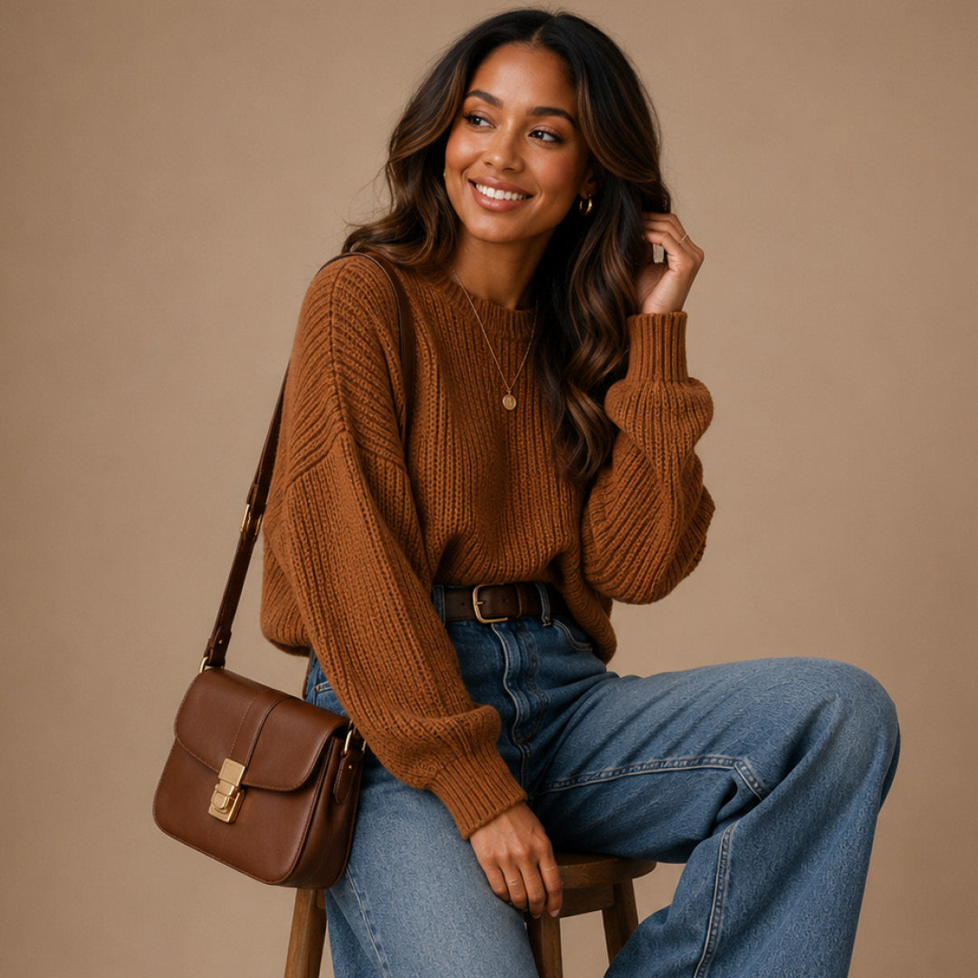 Woman smiling