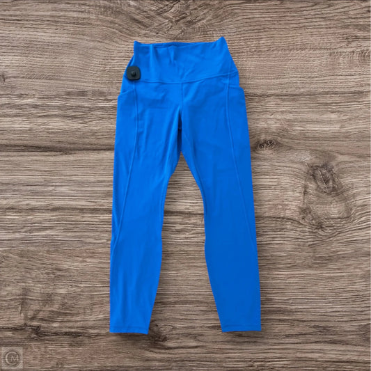 Athletic Leggings By Lululemon In Blue, Size: 8