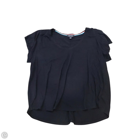 Top Short Sleeve By Clothes Mentor In Black, Size: Xl